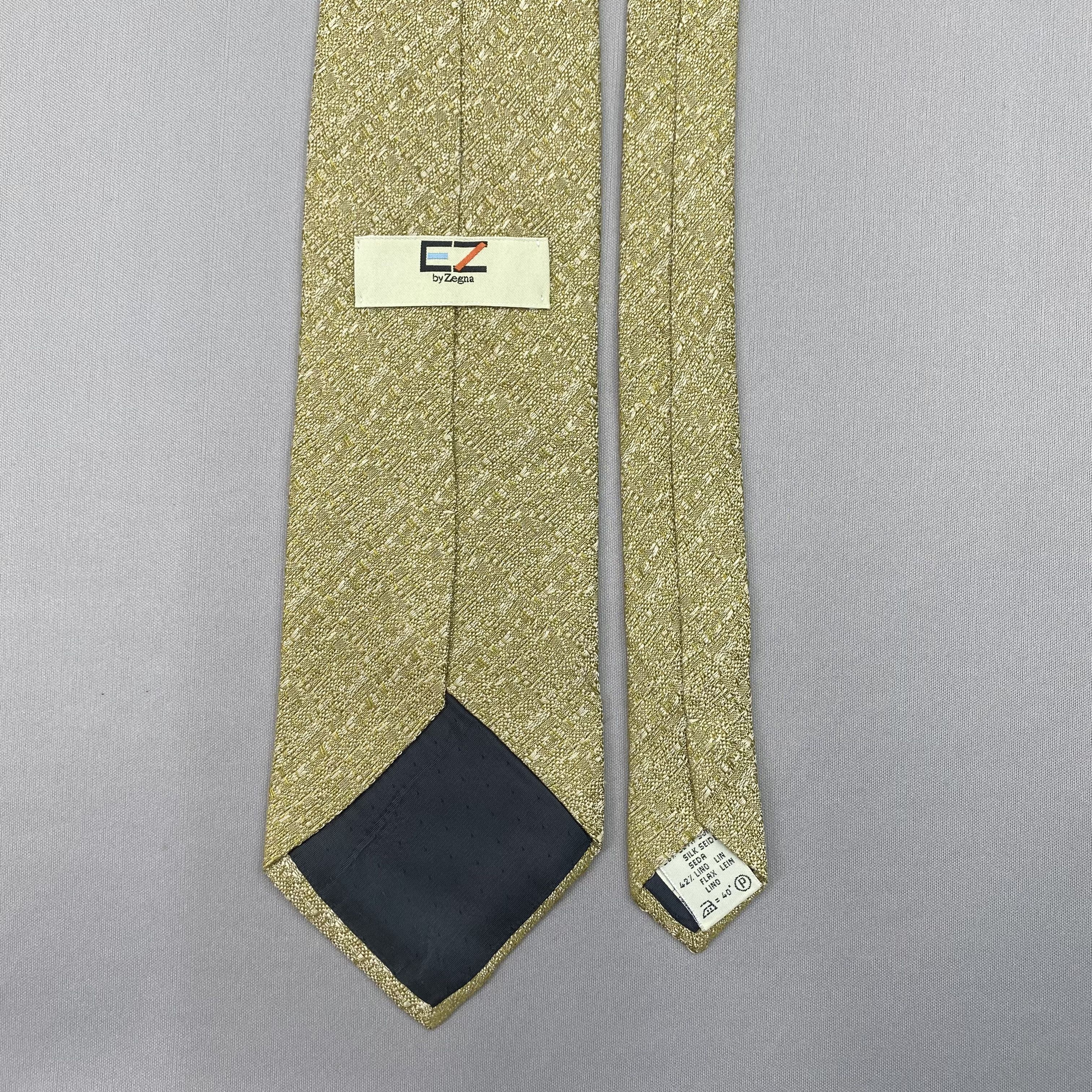 Ermenegildo Zegna Vintage Ermenegildo Zegna SILK Necktie Cravate Pure Silk Size ONE SIZE - 6 Thumbnail