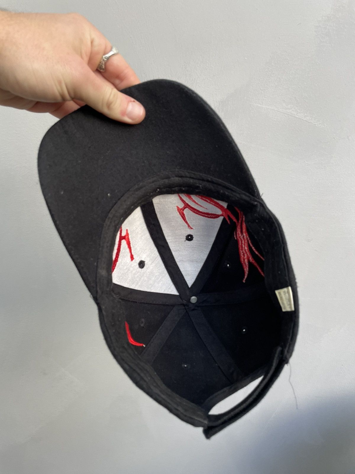 Harley Davidson × Vintage Tribal Vintage Y2k Harley Davidson beret Hat Motorcycles Size ONE SIZE - 5 Thumbnail