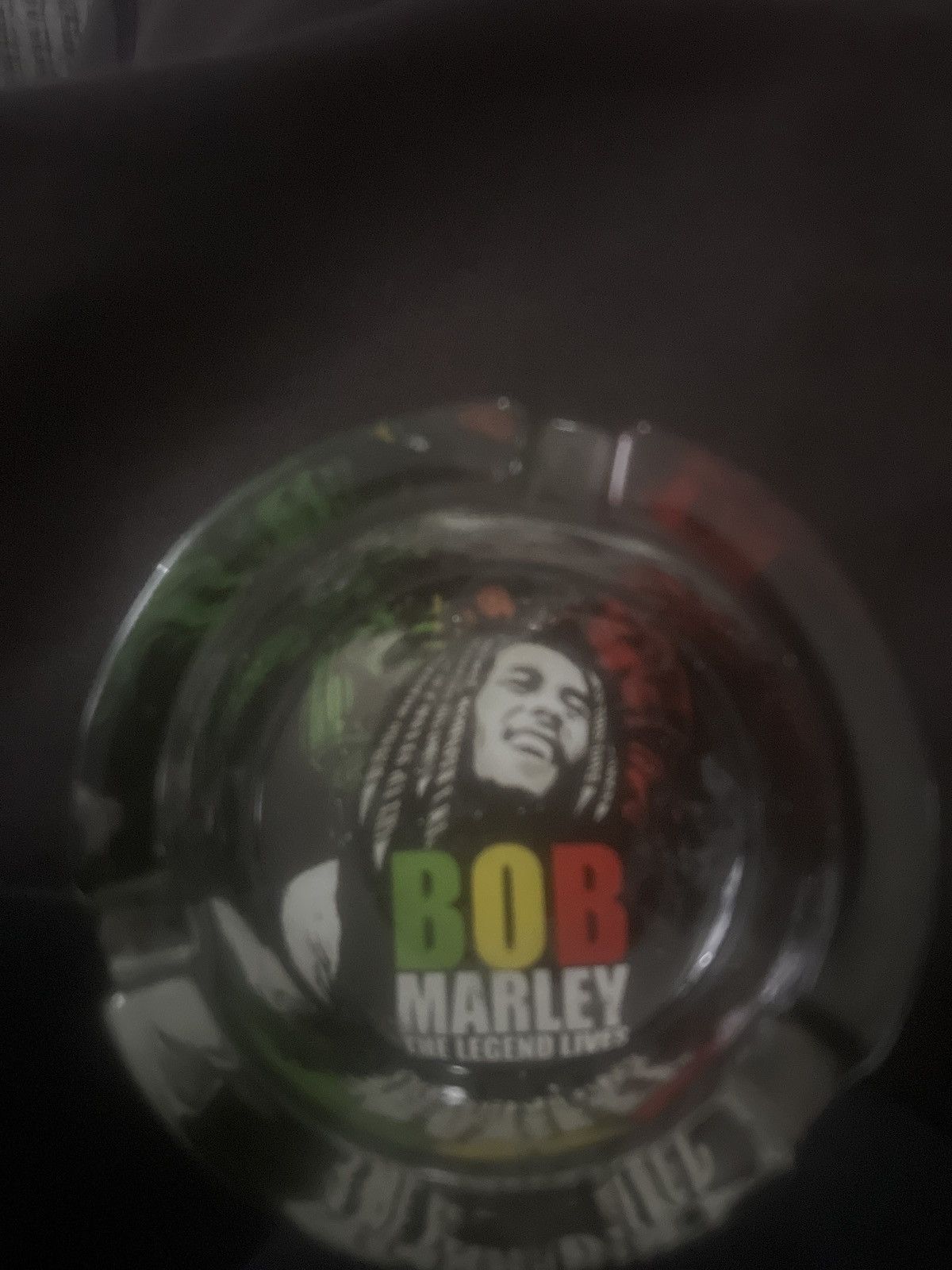 Band Tees Bob Marley: The Legend Lives Ashtray Size ONE SIZE - 2 Thumbnail