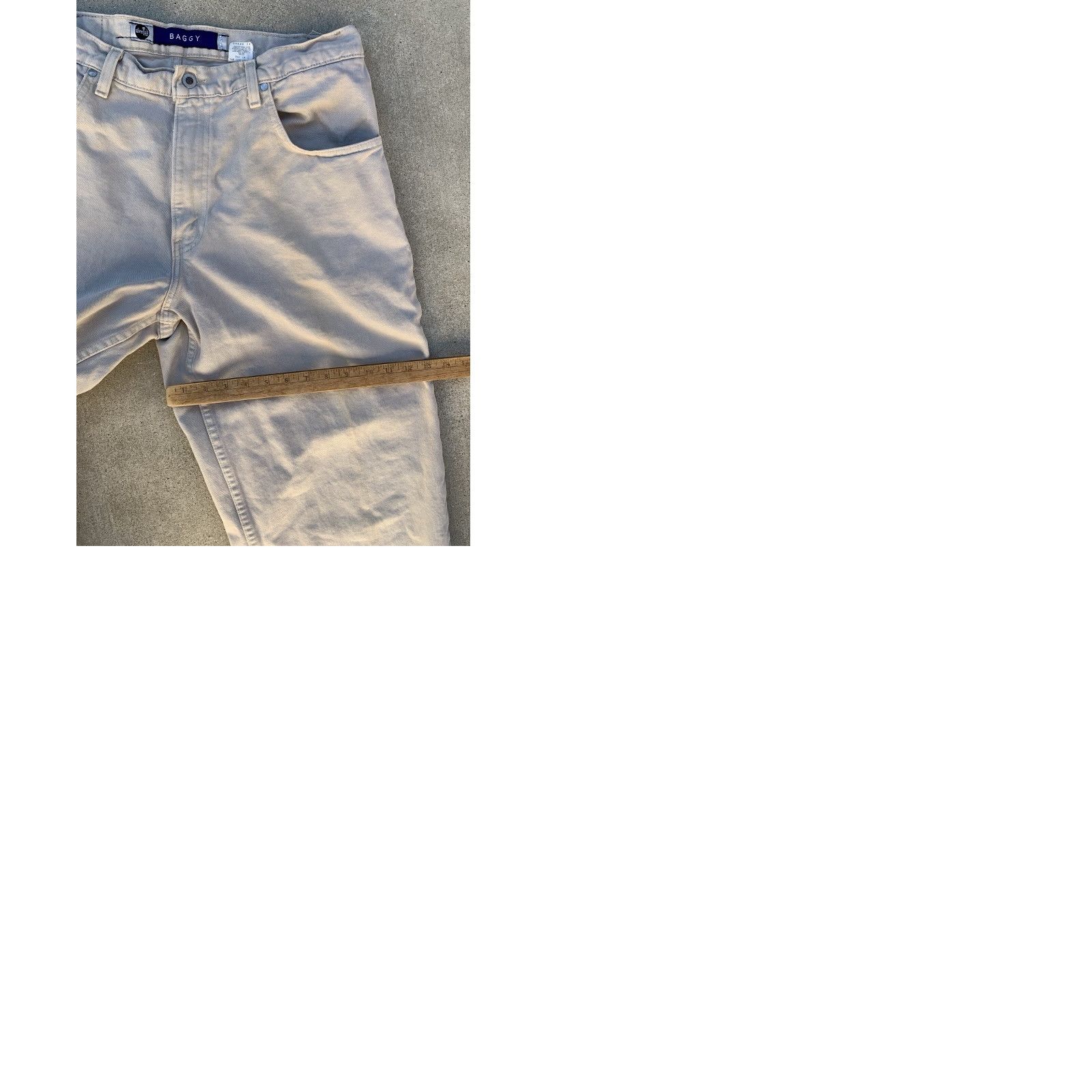Vintage VINTAGE Levi’s silverTab Baggy Jeans Beige W 36 L 34 Made In USA Size US 36 / EU 52 - 12 Thumbnail