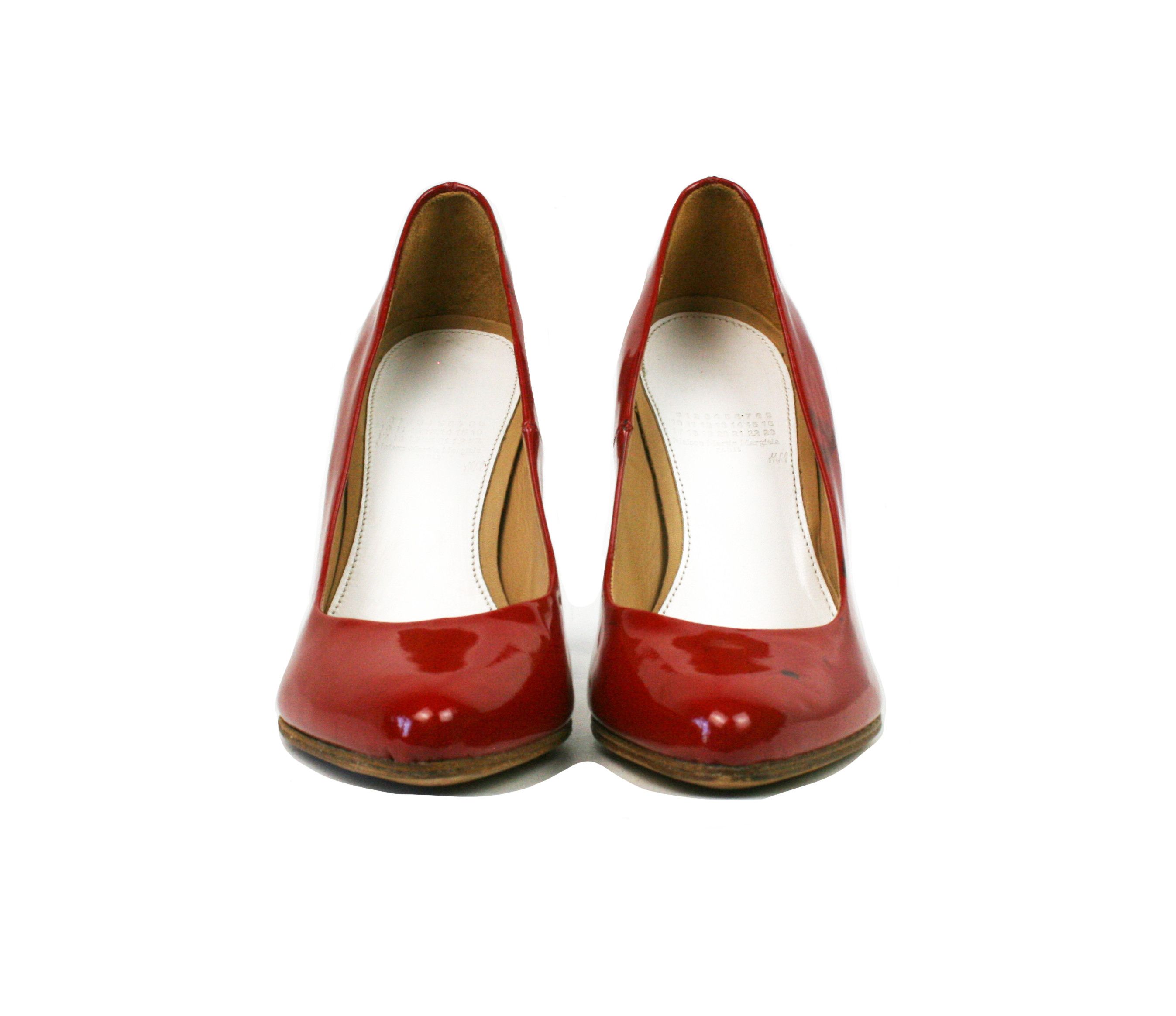 H&M × Maison Margiela Plexi Lucite Clear Wedge Heels Size US 7 / IT 37 - 3 Thumbnail