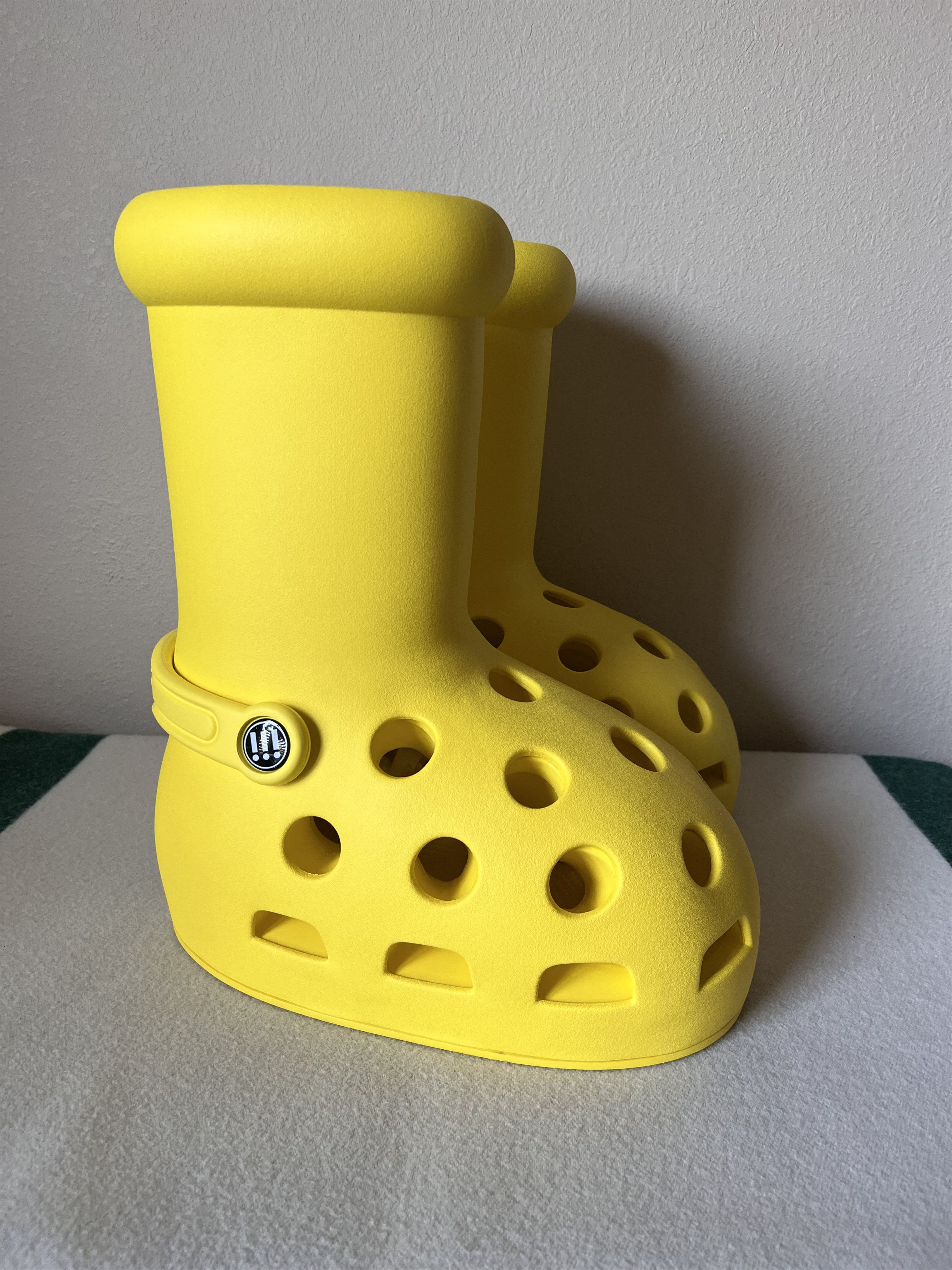 image of Crocs Big Red Boots In Yellow, Men's (Size 12)