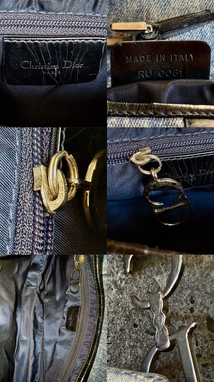 Dior Dior - John Galliano - SS2001 - Speedy way Denim -Saddle Bag Size ONE SIZE - 20 Thumbnail