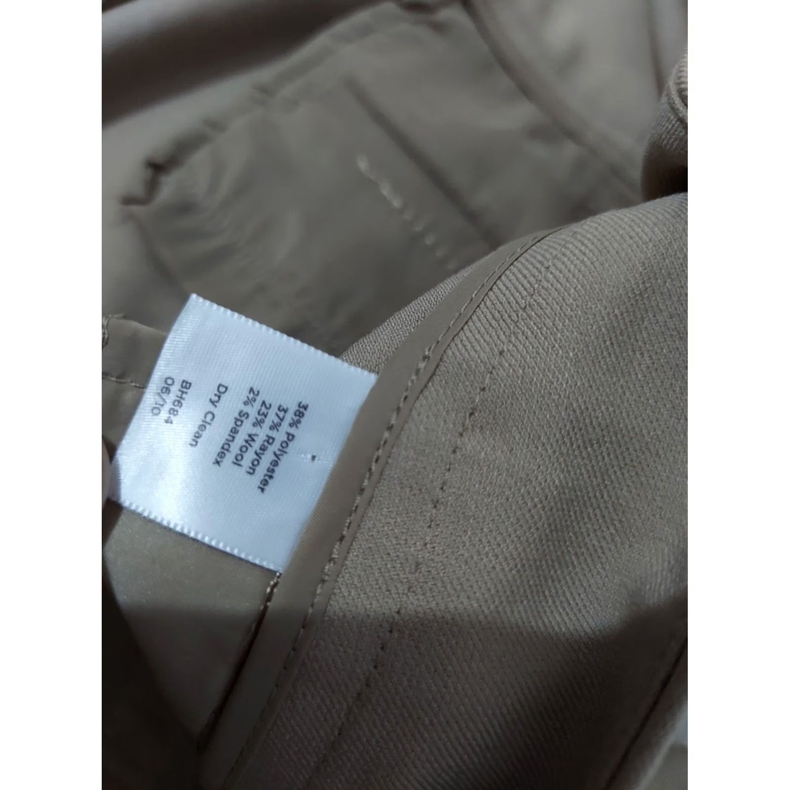 Talbots Talbots Dress Pants 18 Plus Beige Khaki Women's Pants Slacks Trouser Banded 18 Womens Size 40" / US 18 - 7 Thumbnail