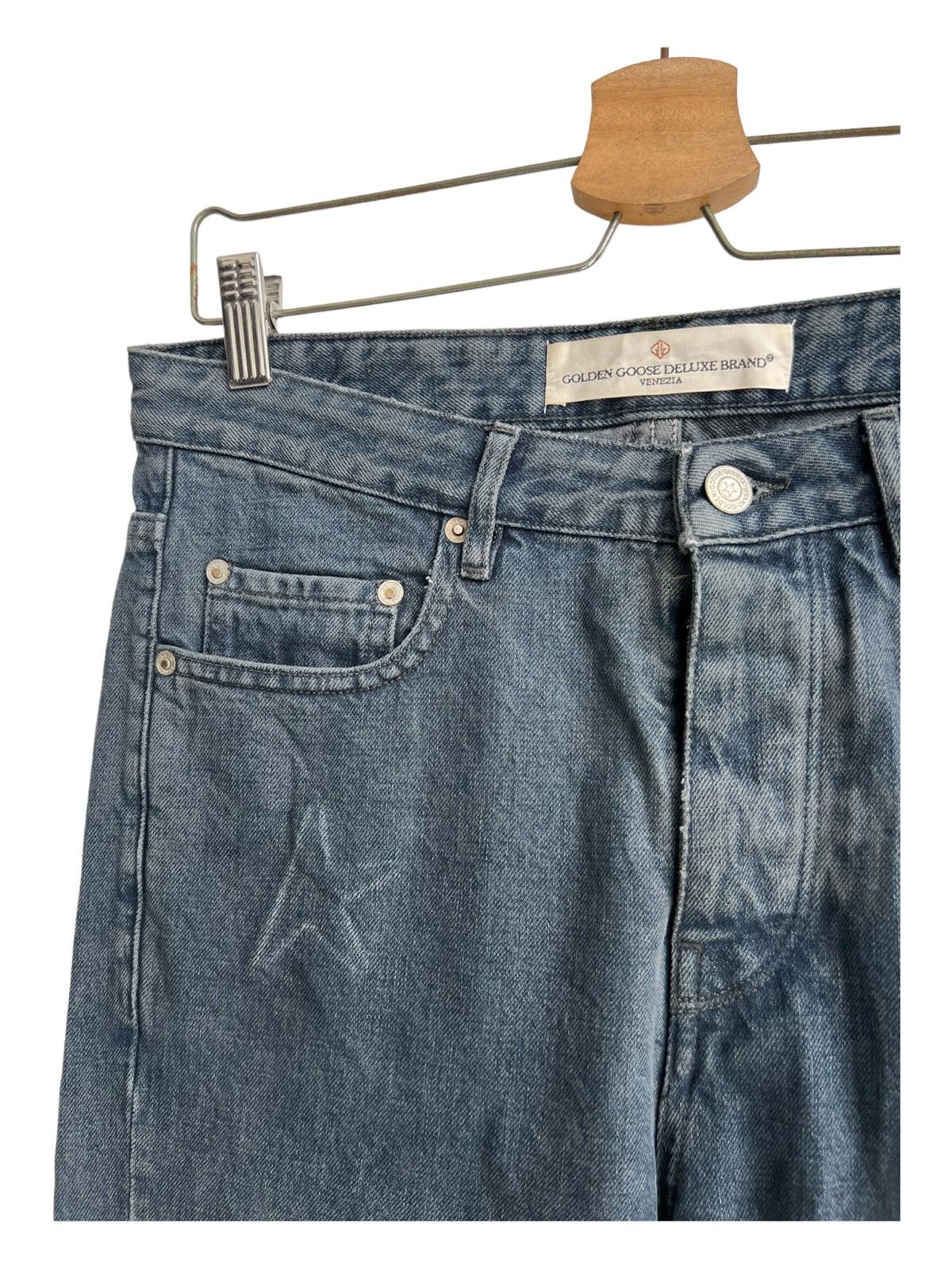 Golden Goose × Purple × Rockstar Games Golden Goose DB "Happy" Americana Uomo Pantaloni Jeans Denim Size US 31 - 6 Thumbnail
