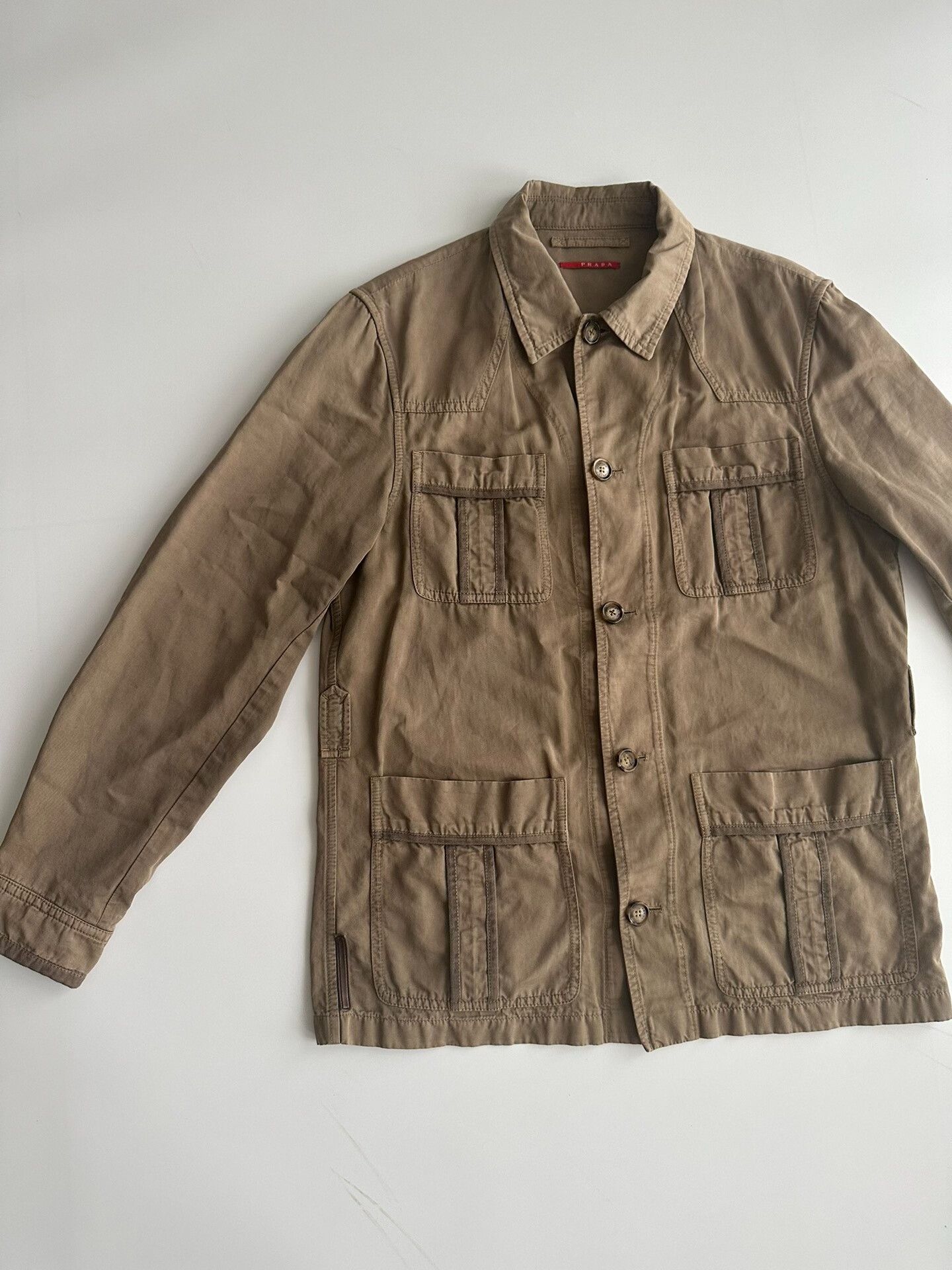 Prada PRADA 00s Four Pocket Hunting Jacket Size US XL / EU 56 / 4 - 1 Thumbnail