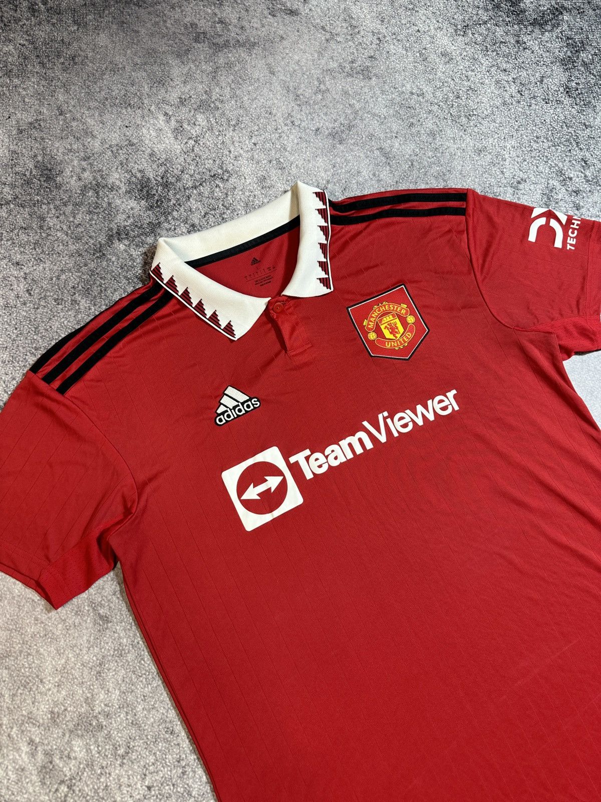 Adidas Adidas Manchester United Soccer Jersey 22/23 Blokecore Rare Size US L / EU 52-54 / 3 - 2 Thumbnail