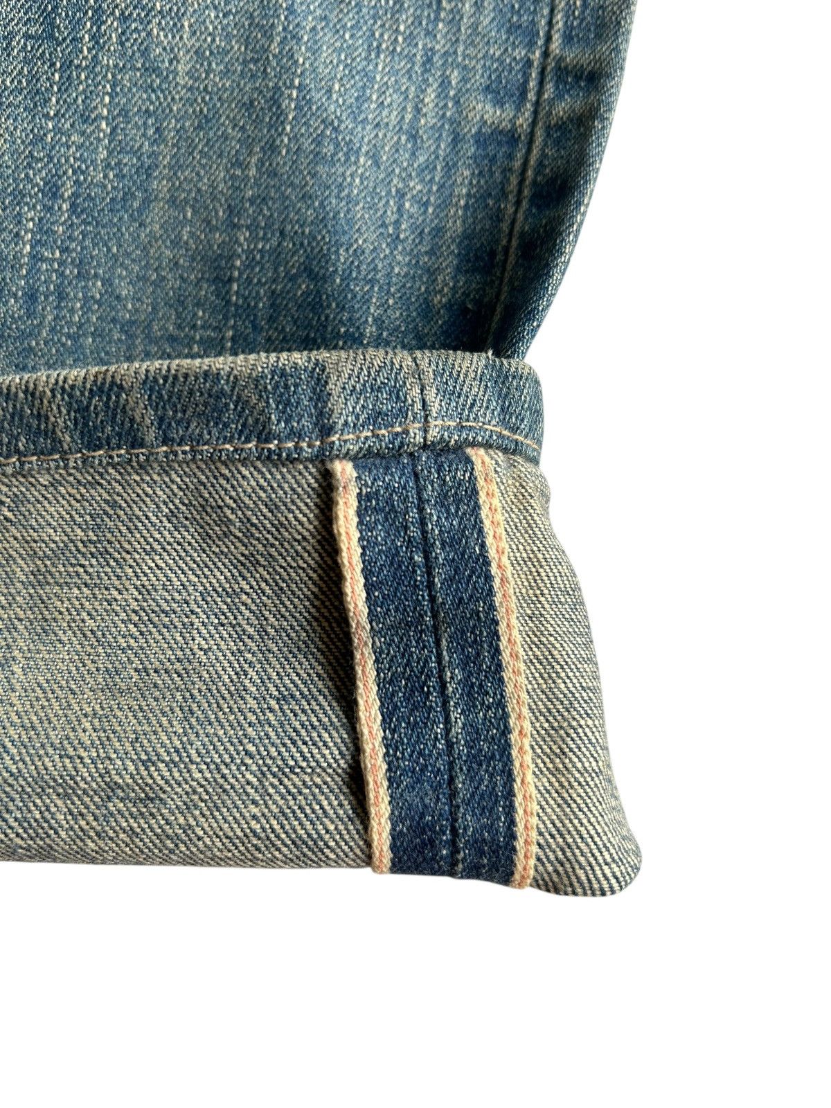 Japanese Brand × Kapital × Vintage Vintage Edwin Selvedge Baggy Rusty Mudwash Distressed Denim Size US 33 - 2 Thumbnail