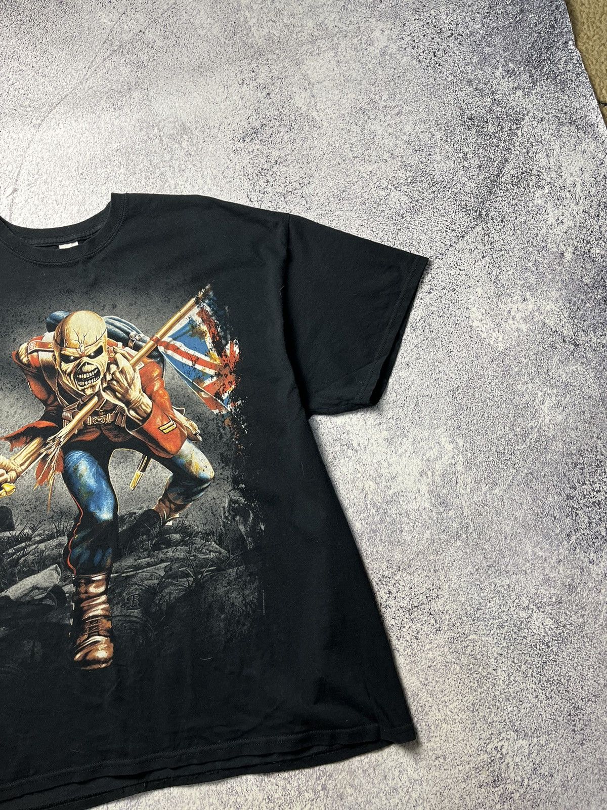 Band Tees Vintage Iron Maiden T-Shirt The Trooper 2013 Band Rock Y2K Size US XXL / EU 58 / 5 - 4 Thumbnail