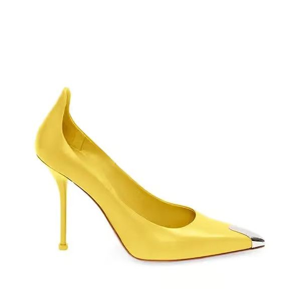 Alexander McQueen o1y0325 Pupms in Yellow Size US 5 / IT 35 - 1 Thumbnail