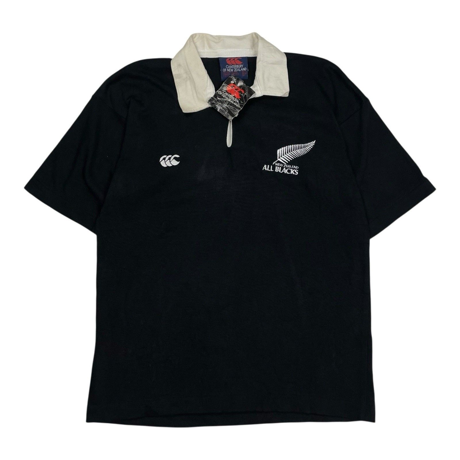 New Zealand All Blacks Vintage Rugby Shirt Jersey Canterbury