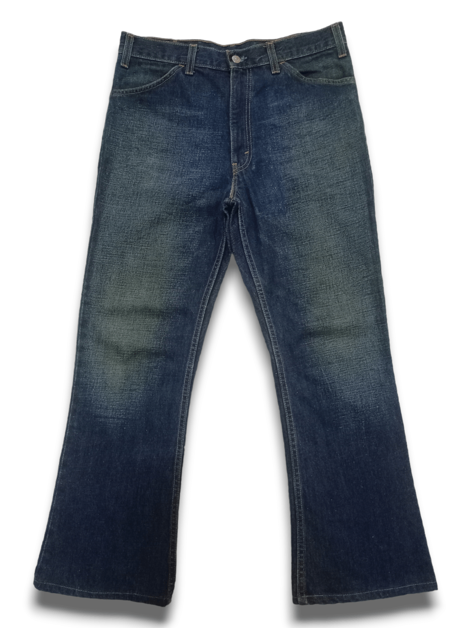 Levi's Vintage 80s Levis 646 Orange Tab Flare Bell Bottom Jeans Size US 33 - 1 Thumbnail
