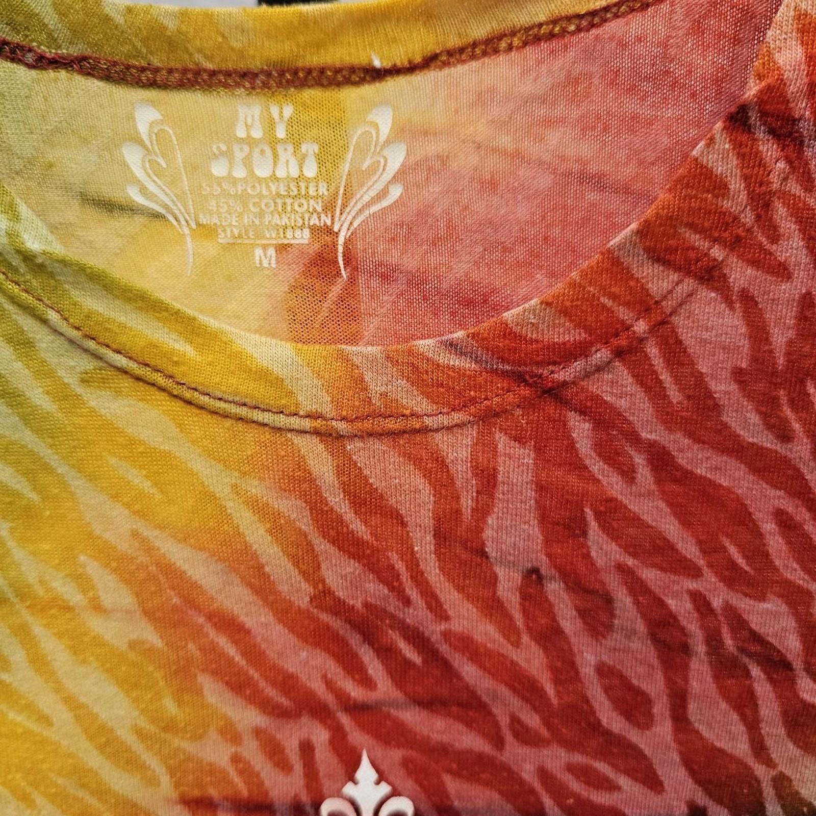 Other Women's Cedar Point Tie-Dye Fitted T-shirt Size M / US 6-8 / IT 42-44 - 3 Thumbnail
