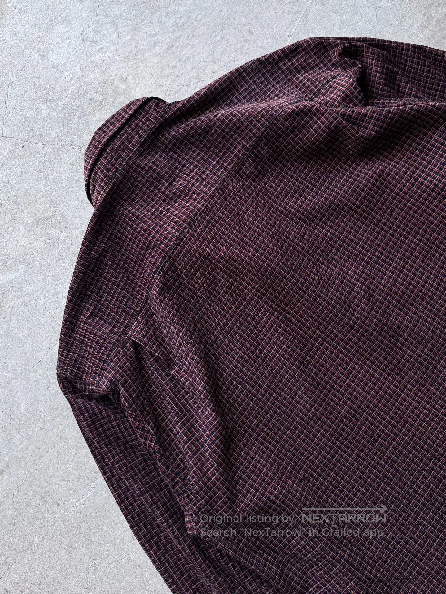 Vintage Vintage Remake Houndstooth Corduroy Shirt. Size US L / EU 52-54 / 3 - 7 Thumbnail