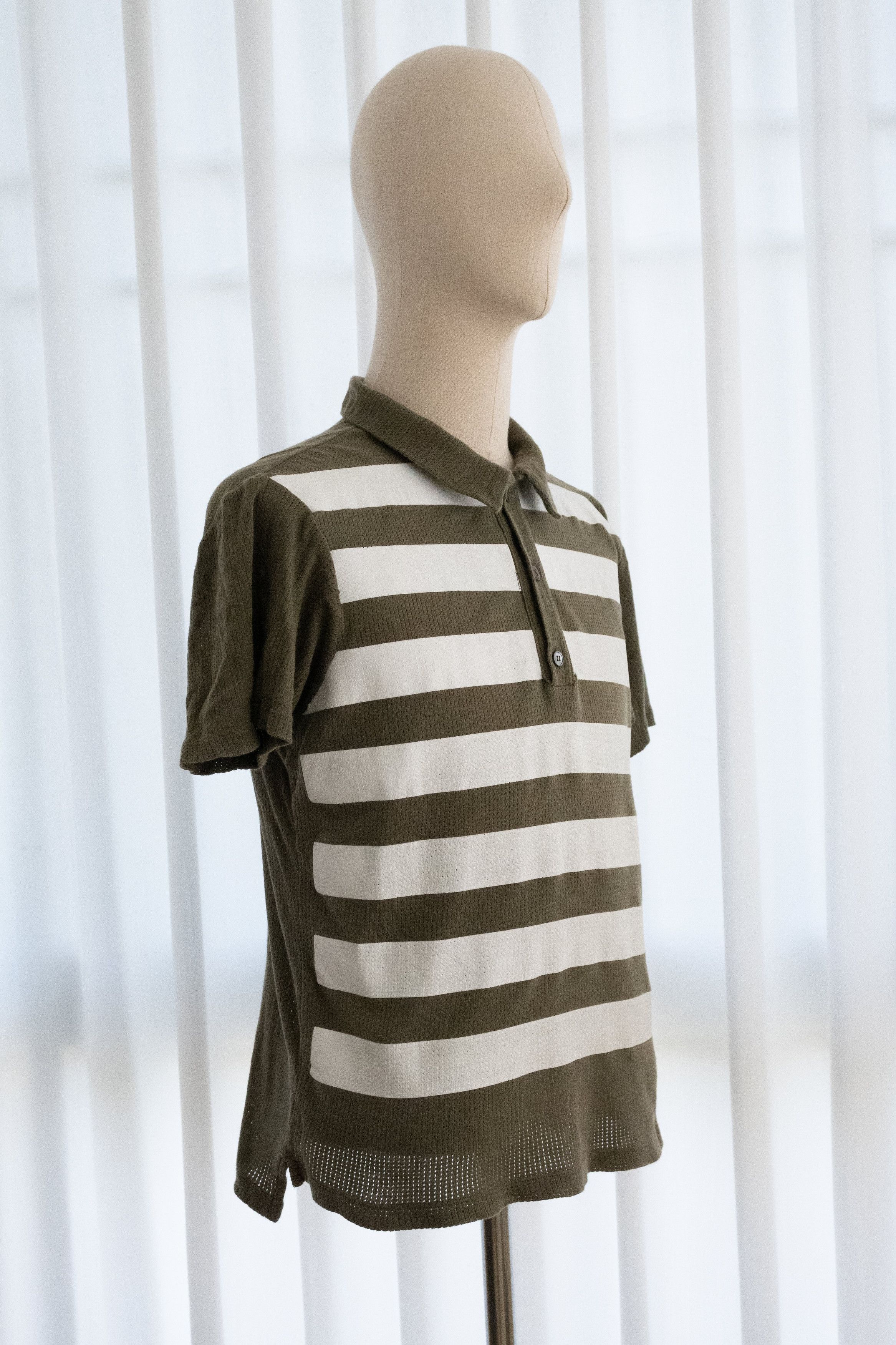 Helmut Lang SS1996 HELMUT LANG STRIPED POLO Size US M / EU 48-50 / 2 - 6 Thumbnail