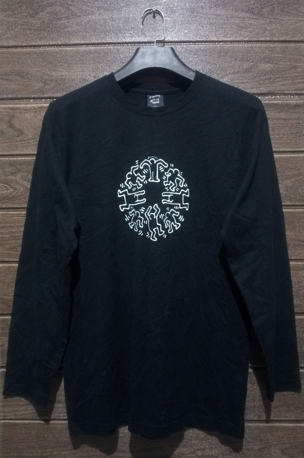 Keith Haring Vintage Keith Haring X Uniqlo Long Sleeve Tshirt Size US L / EU 52-54 / 3 - 2 Thumbnail