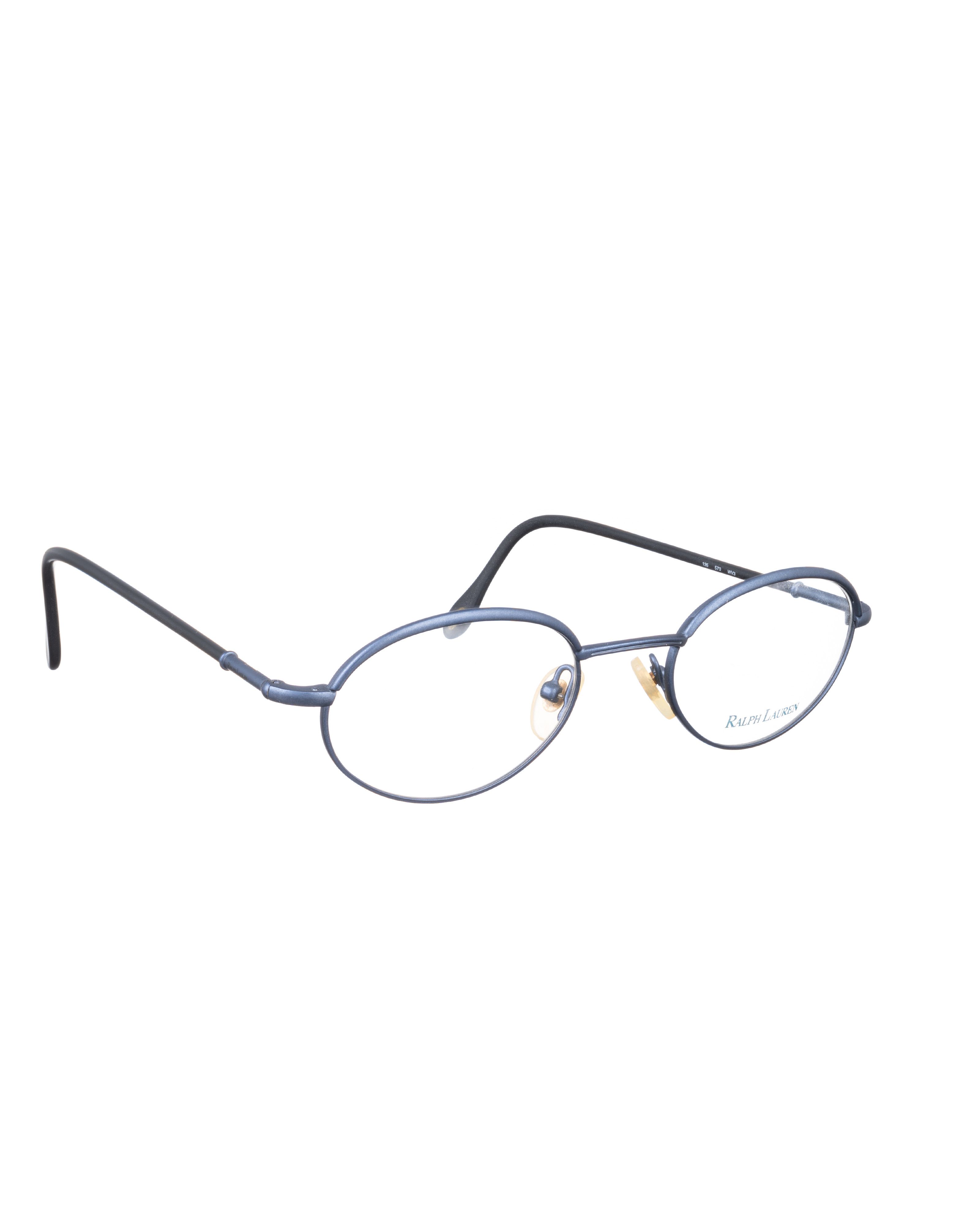 Ralph Lauren Ralph Lauren 00s Dark Matte Navy Retro Glasses Size ONE SIZE - 3 Thumbnail