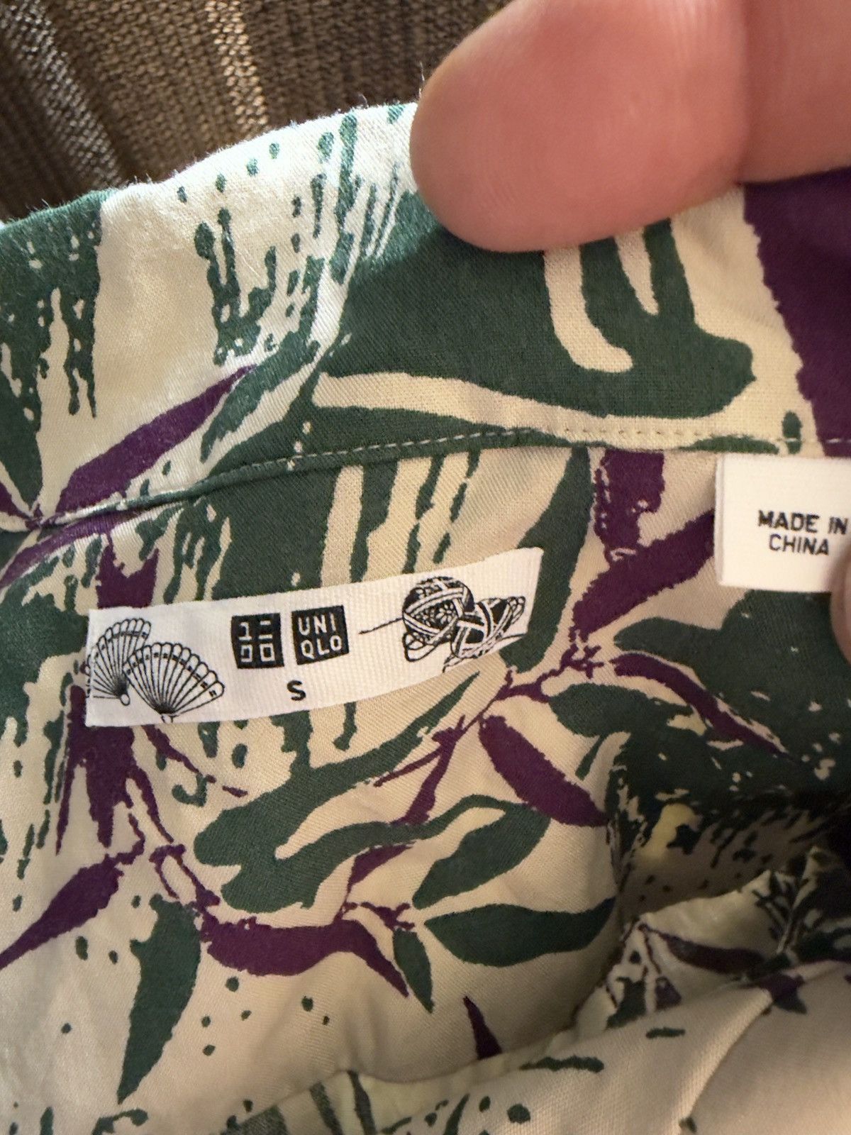 Uniqlo Uniqlo Ancient Bamboo Print Full Button Hawaiian Men's S Size US S / EU 44-46 / 1 - 4 Thumbnail