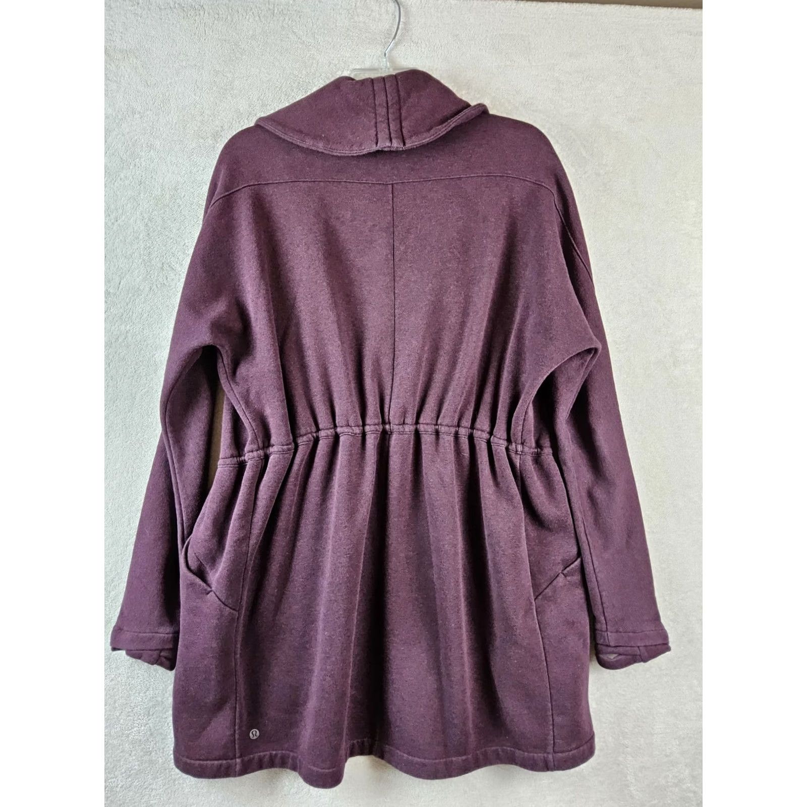 Lululemon Lululemon Jacket Long Sleeve Women’s Size 8 Burgundy Cotton Blend Activewear Basic 8 Womens Size M / US 6-8 / IT 42-44 - 5 Thumbnail