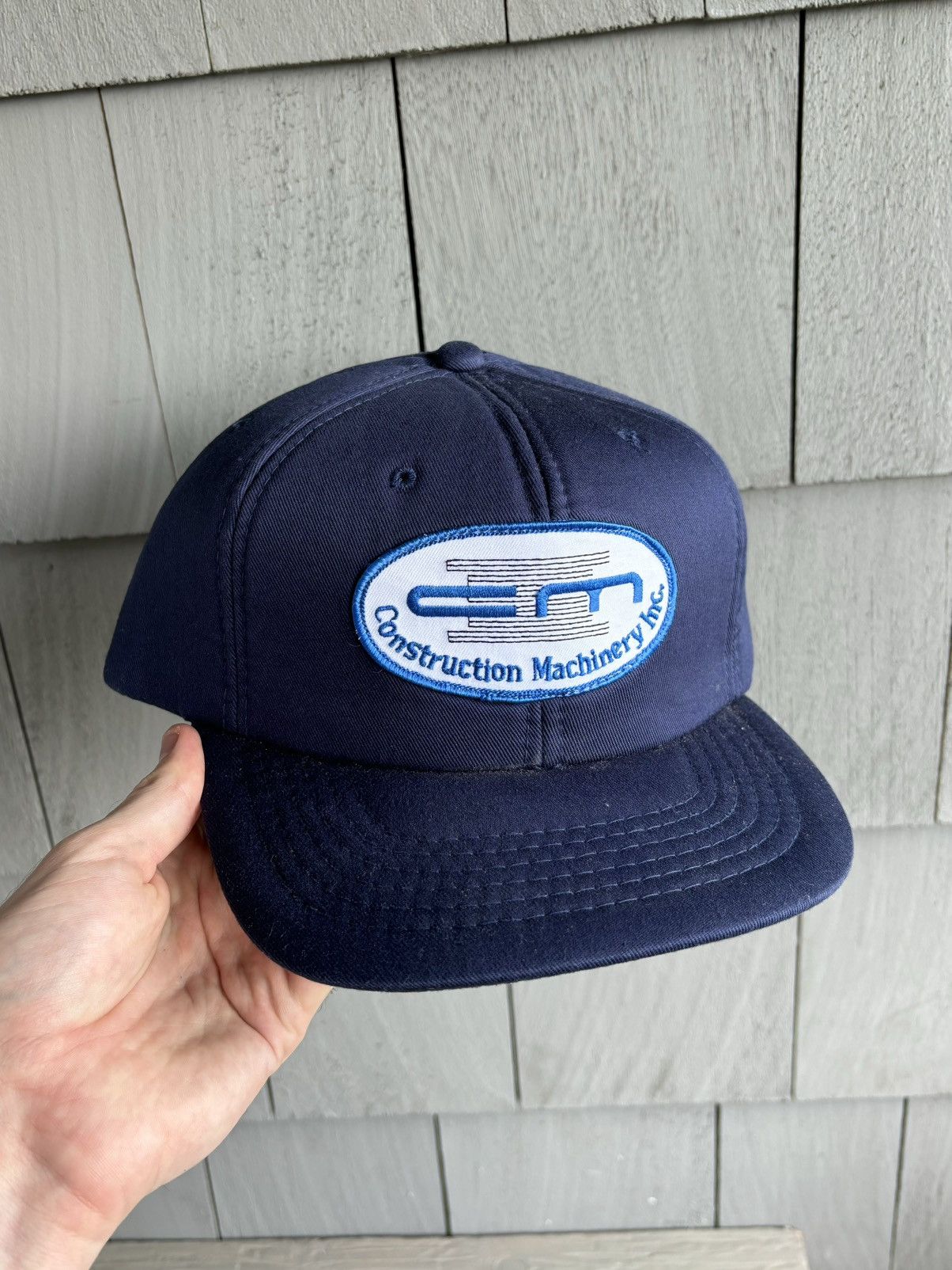 Vintage 1980s Vintage Trucker Hat Foam Snapback Construction 80s Cap Size ONE SIZE - 1 Thumbnail