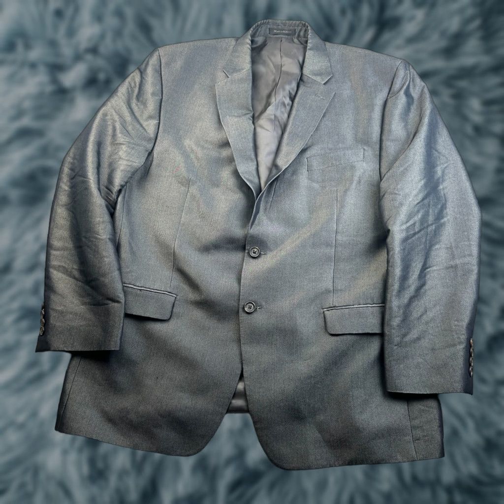 Ralph Lauren Ralph Lauren Blazer Mens 46R Gray 2 Button Sport Coat Size 46R - 1 Thumbnail