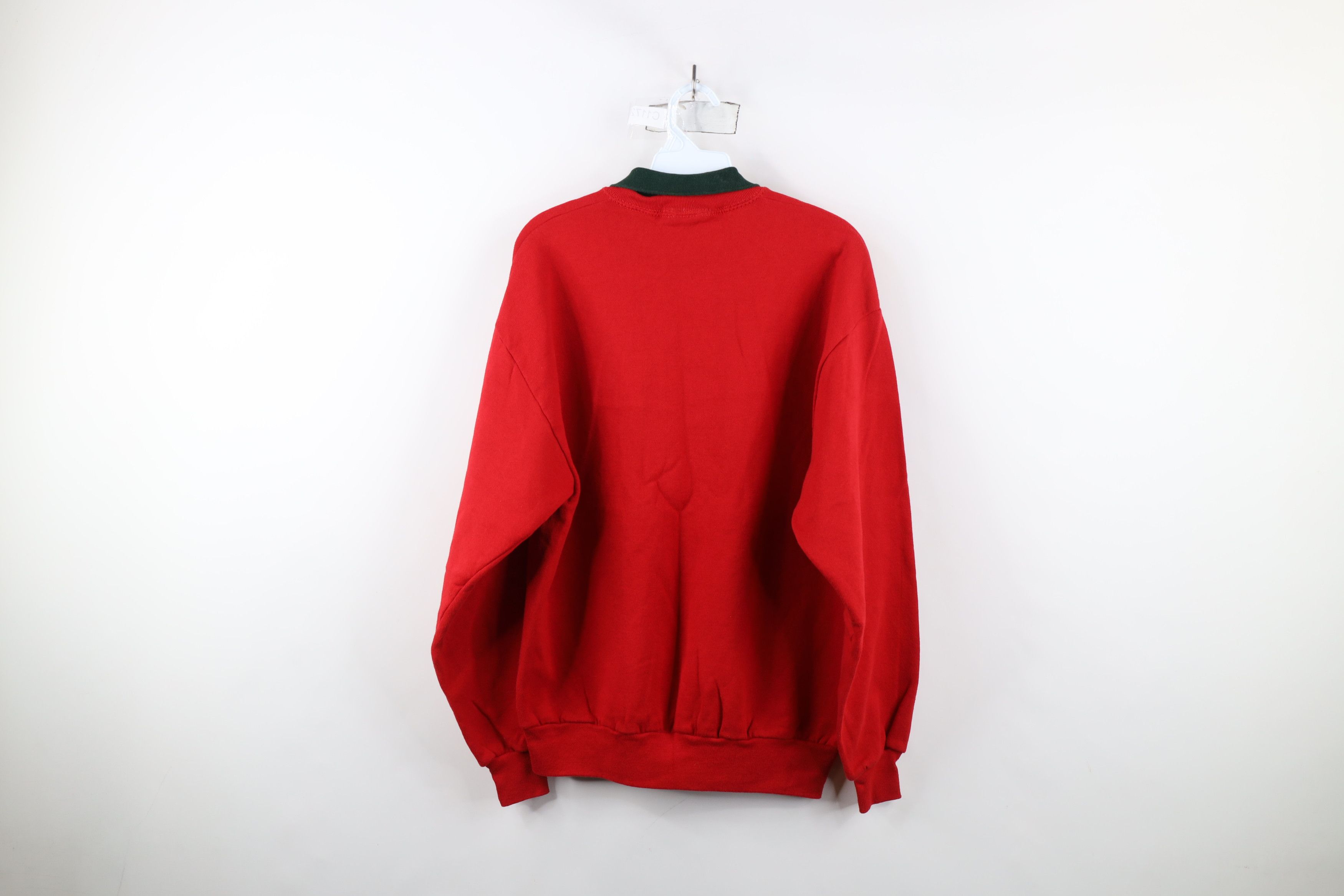 Vintage Vintage 90s Christmas I Want It All Collared Sweatshirt USA Size L / US 10 / IT 46 - 8 Thumbnail