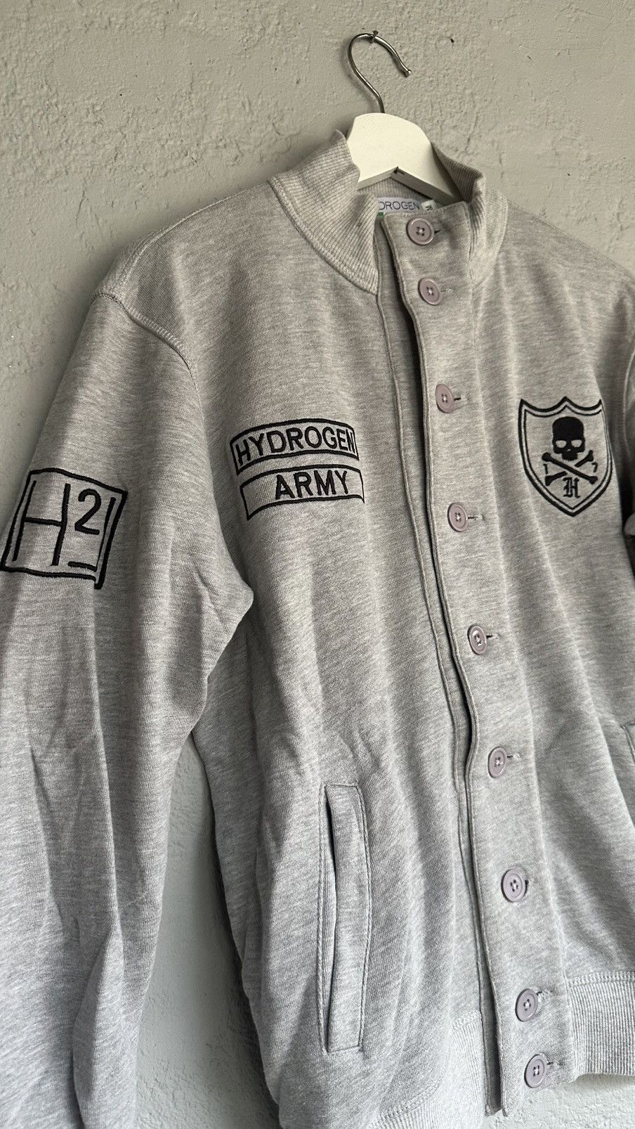 HYDROGEN Hydrogen army H2J Cardigan pullover Sweater Size US M / EU 48-50 / 2 - 4 Thumbnail