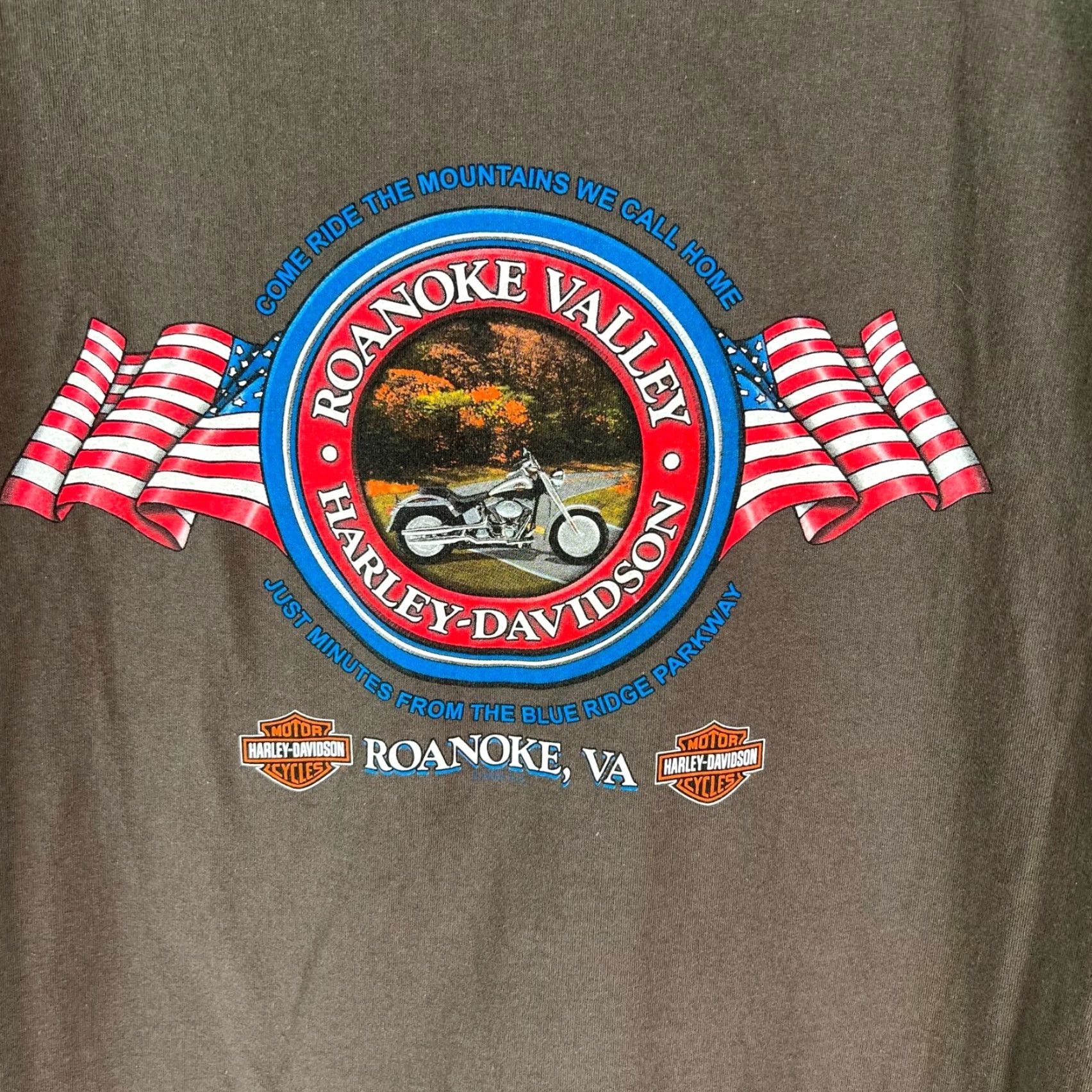 Harley Davidson VINTAGE Harley-Davidson T-Shirt Gray Mens XL Graphic 1990s R.K. Stratman Motorcycle US Size US XL / EU 56 / 4 - 2 Thumbnail