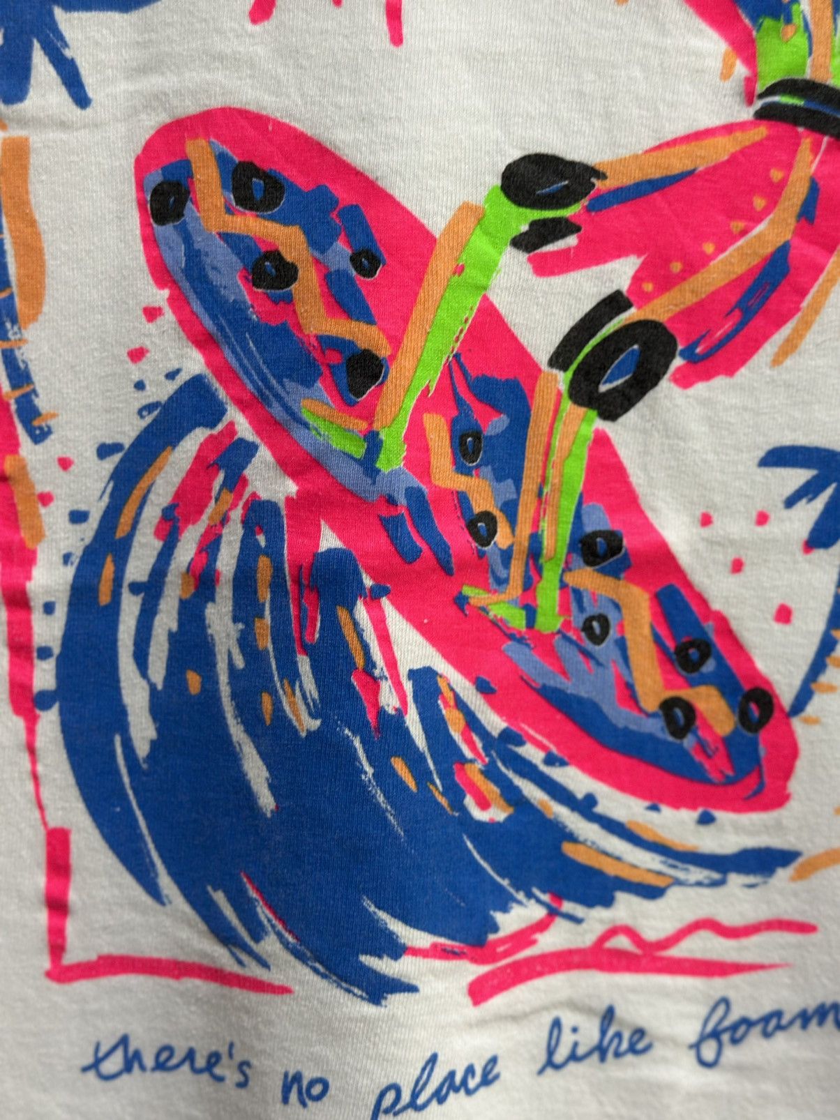 Fruit Of The Loom × Vintage Vintage Sharky’s By Jim Benton Faded Tee Size US XL / EU 56 / 4 - 2 Thumbnail