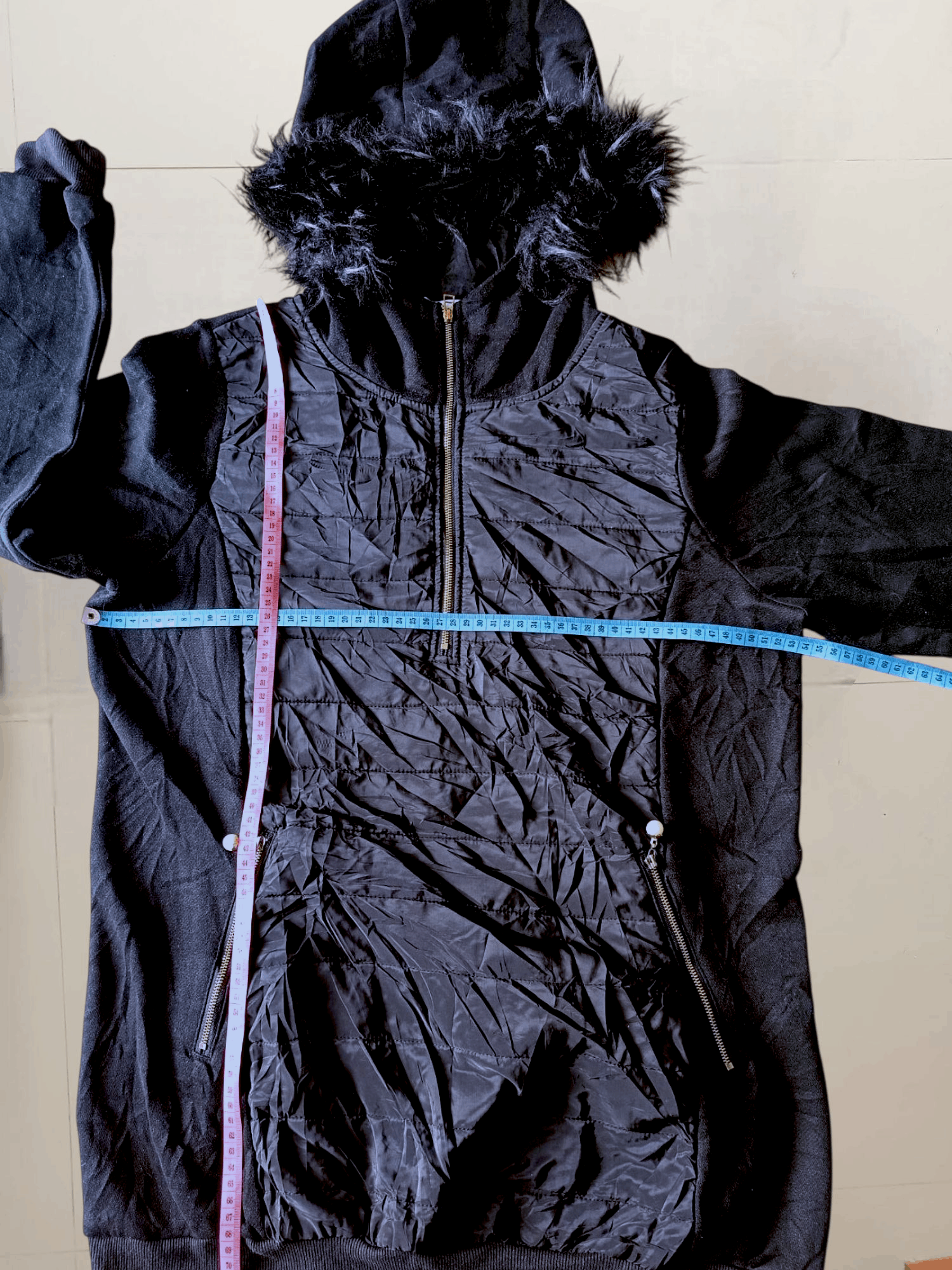 Other Crazy Black Half Zipper Fur Hoodie Lgb Style Size US L / EU 52-54 / 3 - 15 Thumbnail