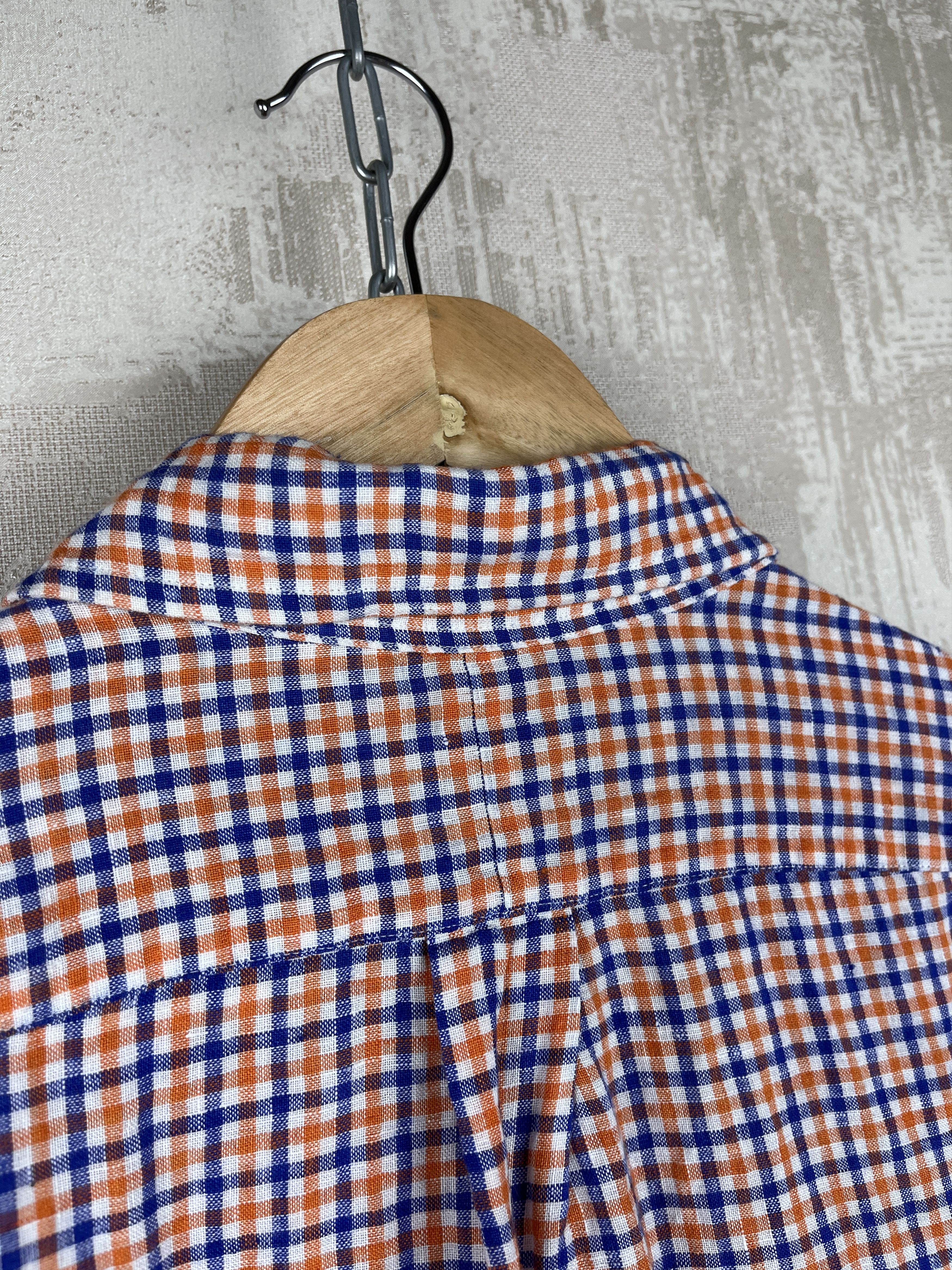 Polo Ralph Lauren Polo Ralph Lauren 100 % Linen Check Long Sleeve Shirt Size US L / EU 52-54 / 3 - 13 Thumbnail
