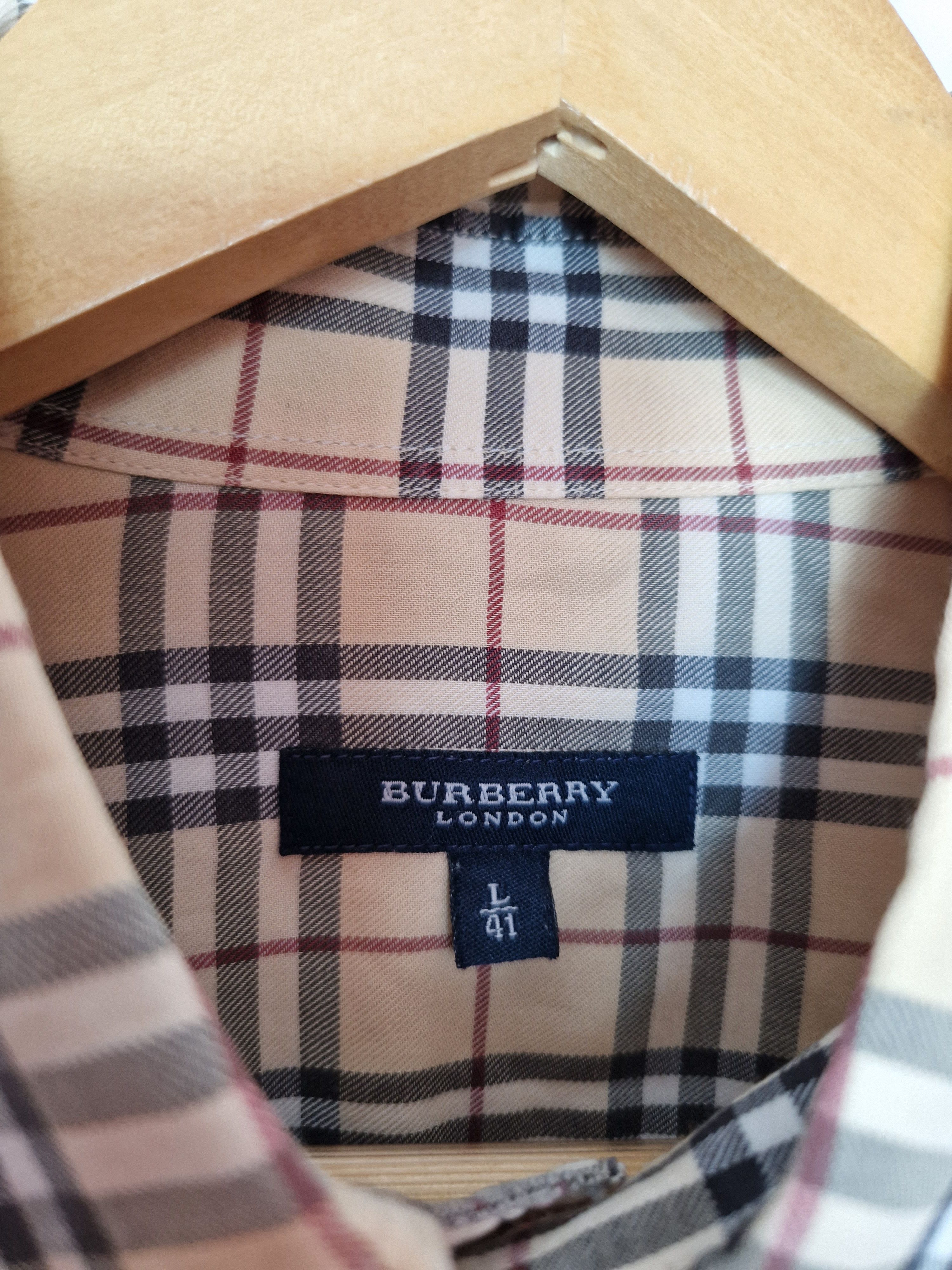 Burberry × Vintage Burberry nova check fullprint shirt Size US L / EU 52-54 / 3 - 4 Thumbnail