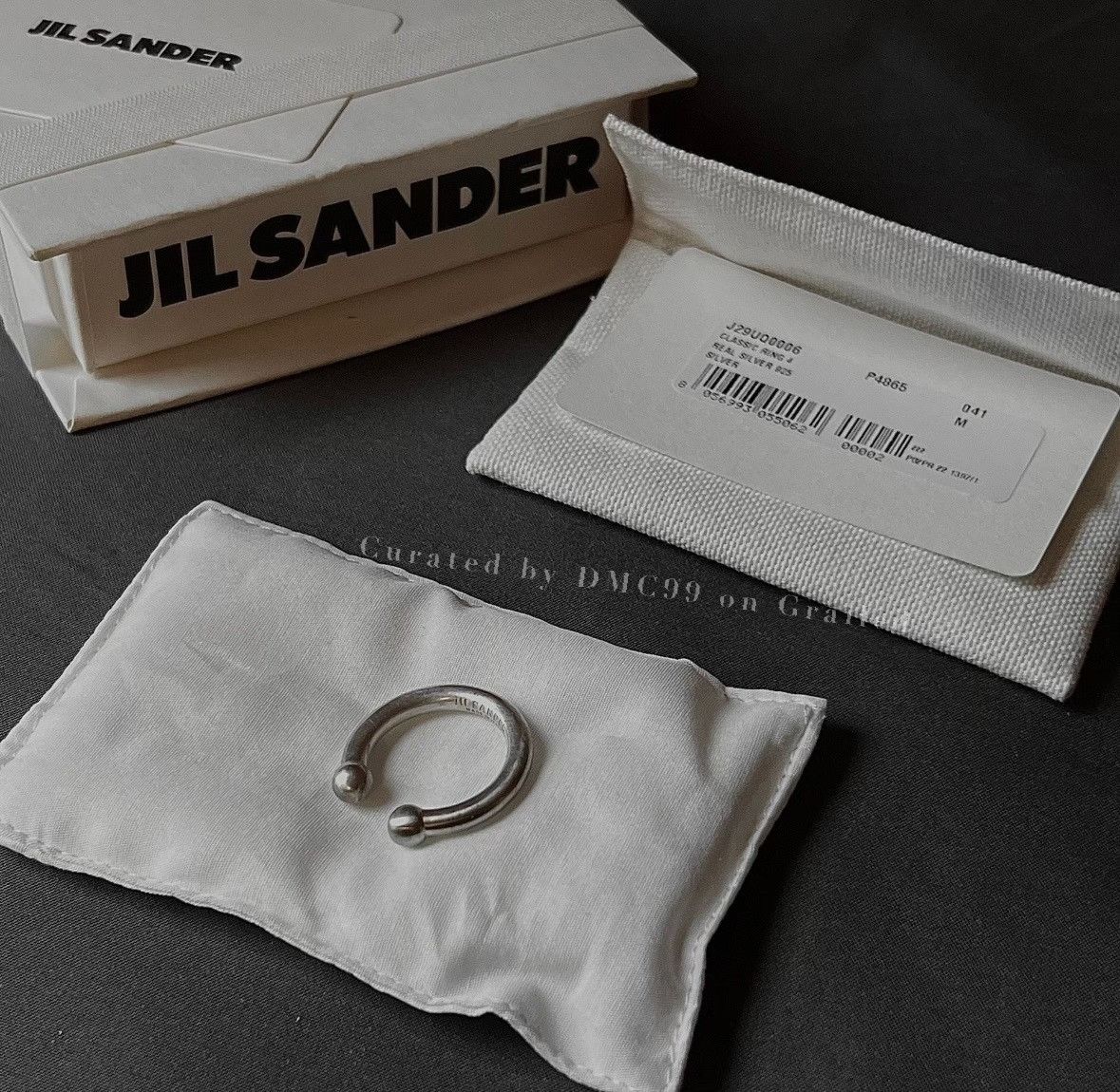 Jil Sander Classic Chevalier Ring - Size S | Grailed
