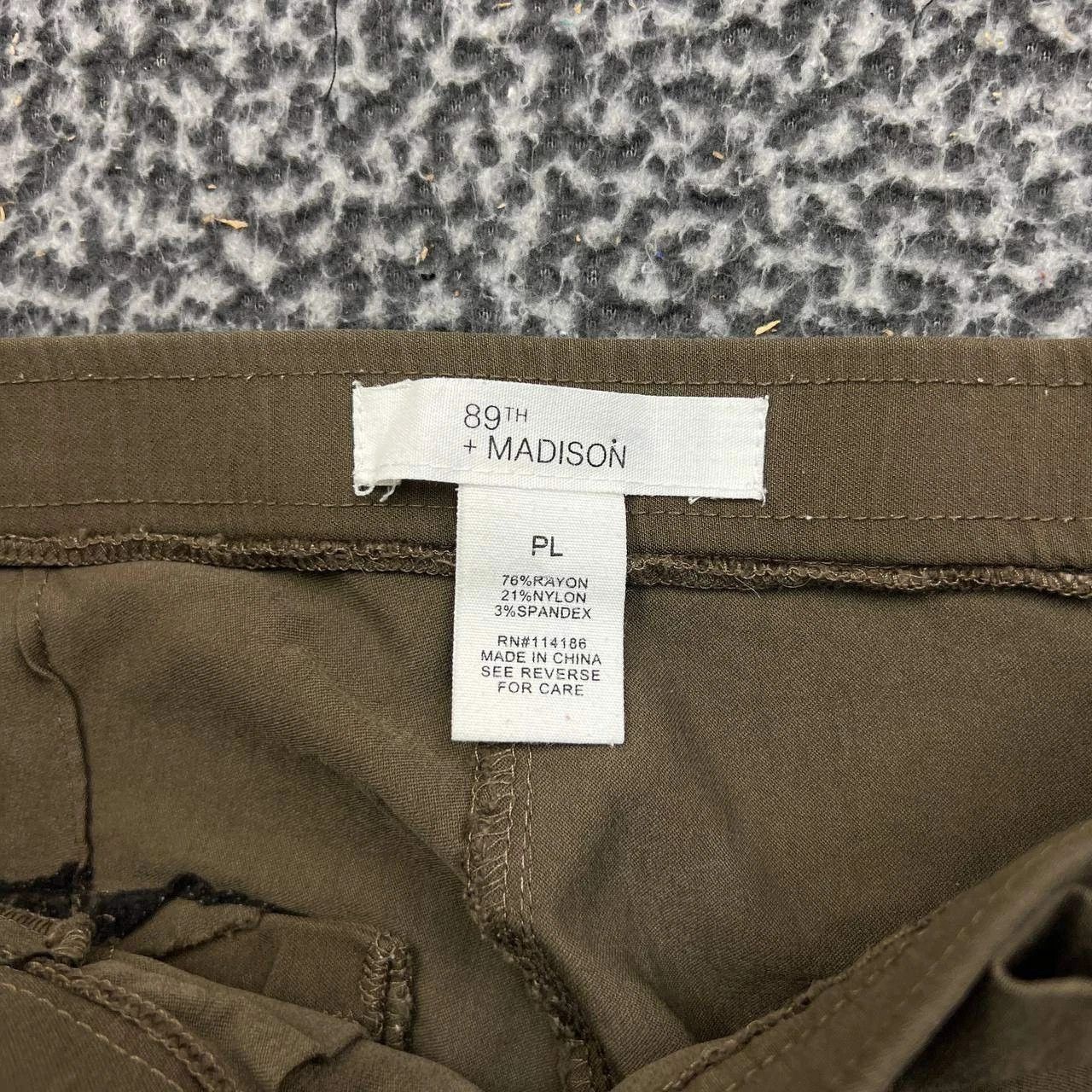 Other 89th + Madison Trouser Pants Women PL Pull On Outdoor 33x27 Size 33" - 3 Thumbnail