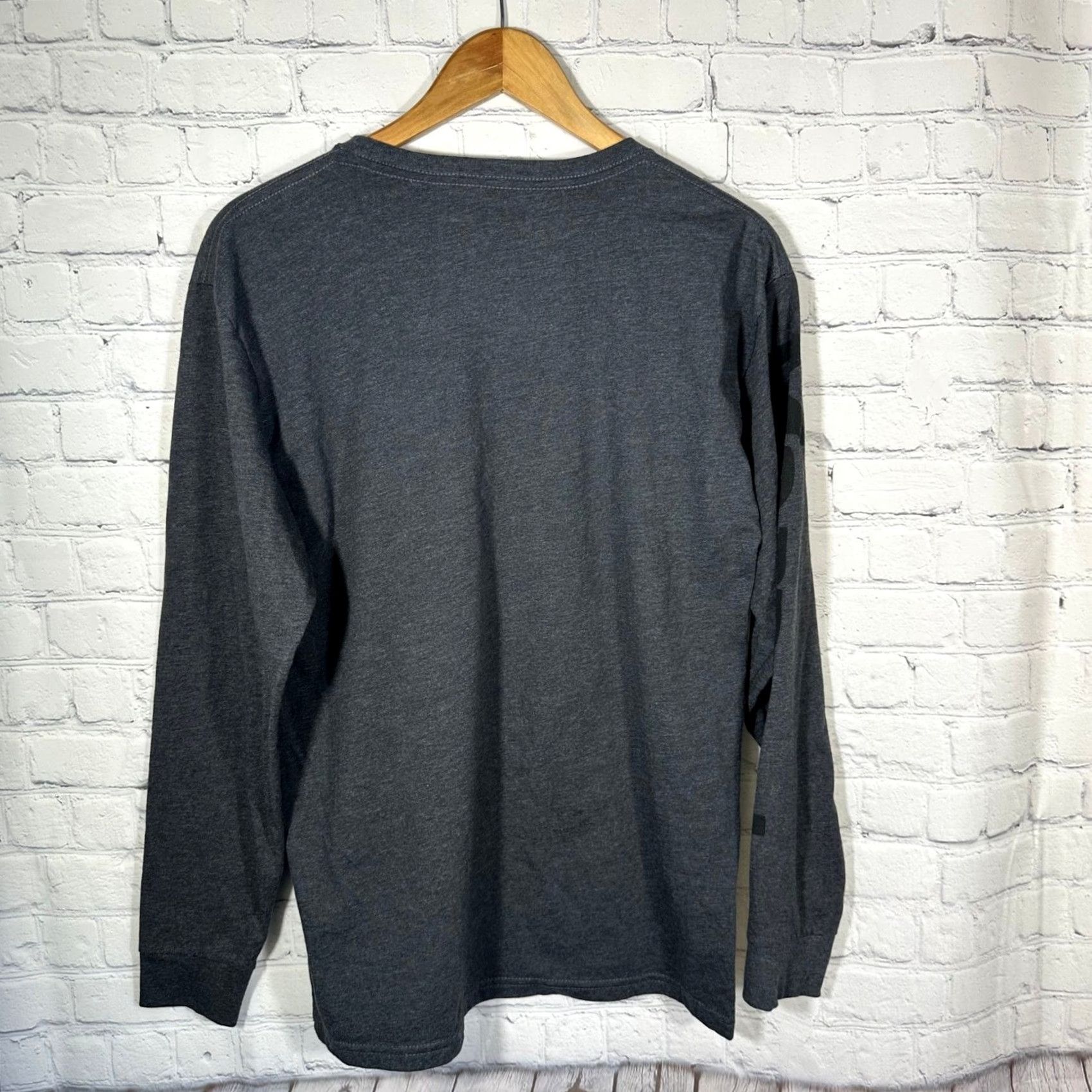 Marmot Marmot Logo Tee LS-CHRH Charcoal Heather Long Sleeve Shirt Mens Medium Gray Crew Neck Graphic Print Size US M / EU 48-50 / 2 - 5 Thumbnail