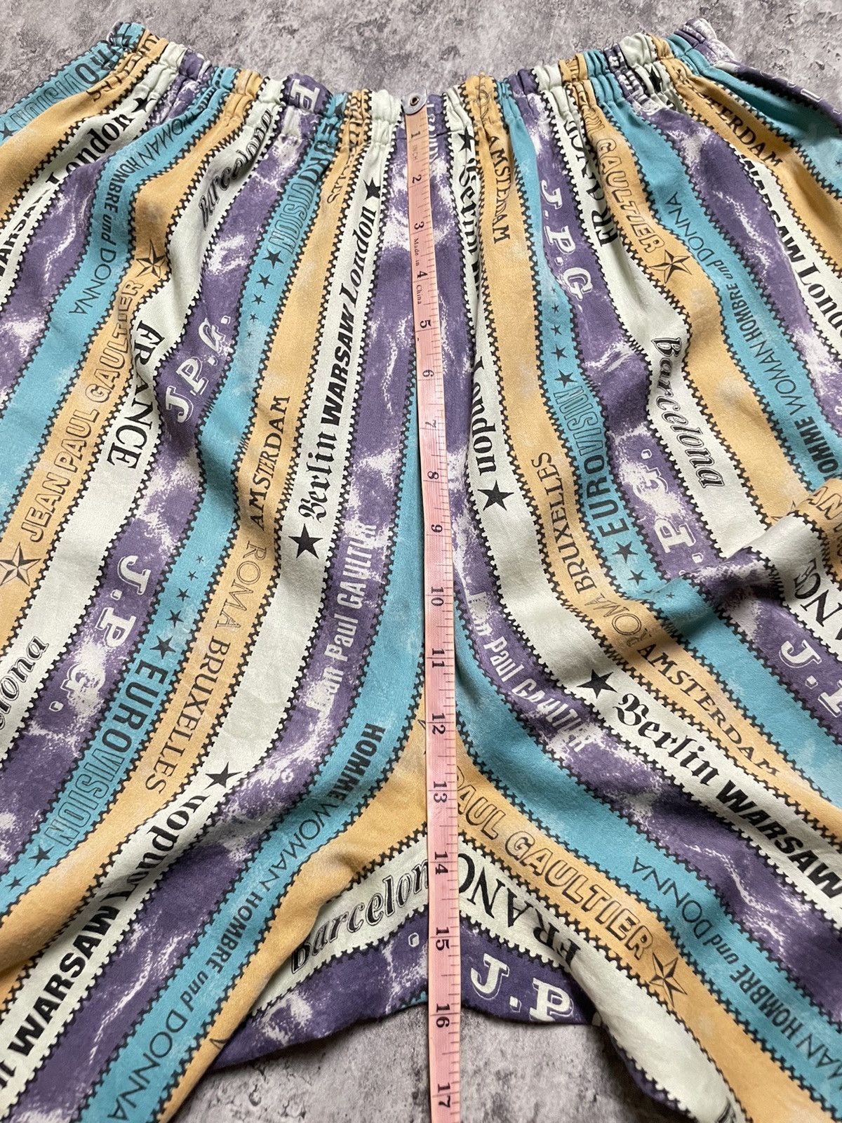 Jean Paul Gaultier Vintage Jean Paul Gaultier “EURO VISION” Printed Size US 33 - 16 Thumbnail