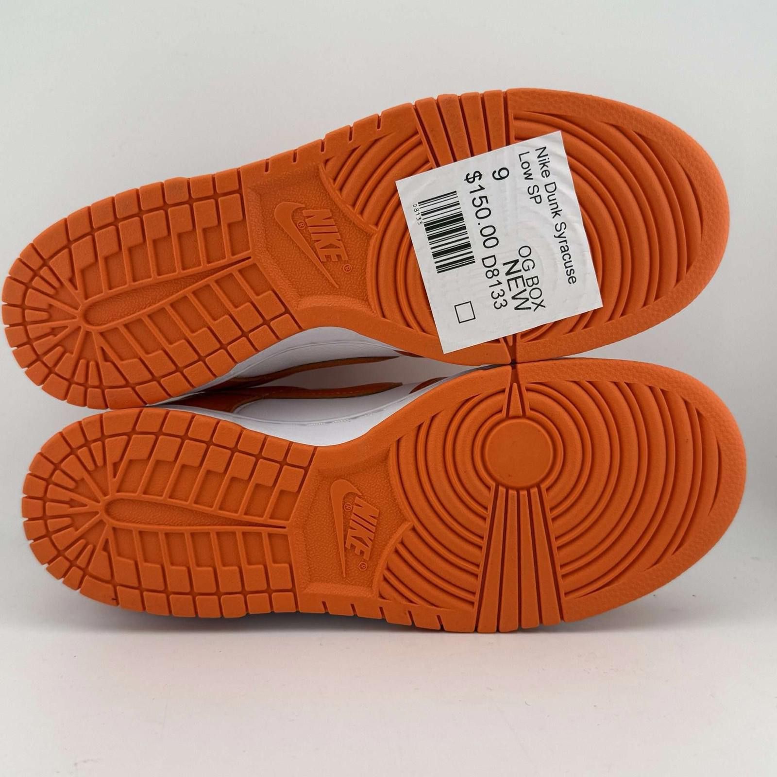 Nike Nike Dunk Syracuse Low White Orange US 8 New with Box D8133 Size US 8 / EU 41 - 6 Thumbnail