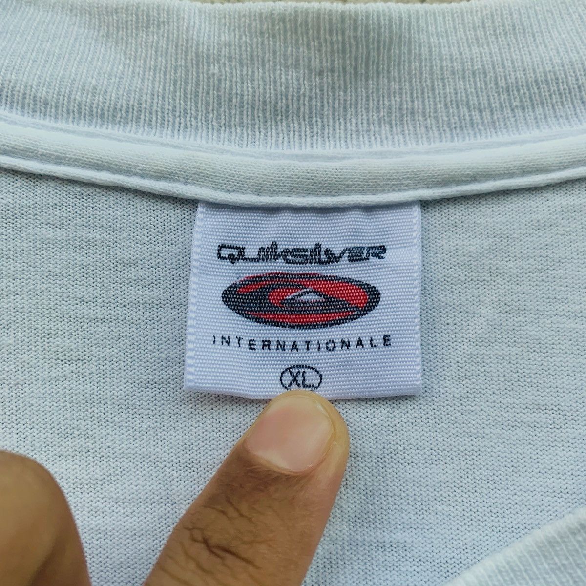 Quiksilver × Vintage Vintage 90s QUIKSILVER USA BIG LOGO Surf Brand T-shirt Size US XL / EU 56 / 4 - 8 Thumbnail
