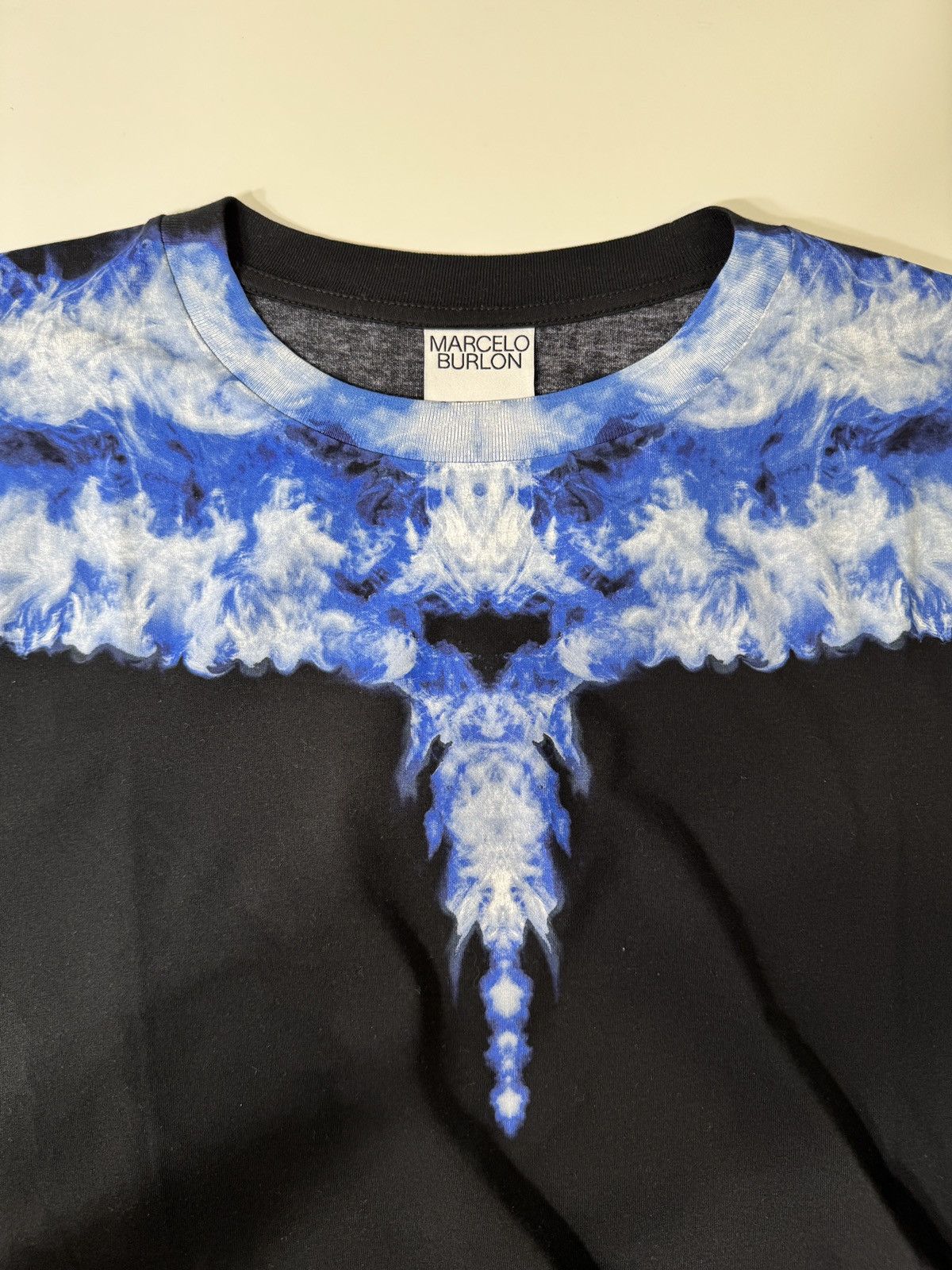 Marcelo Burlon Marcelo Burlon Blue Wing Long Sleeve Crew Neck Size US M / EU 48-50 / 2 - 3 Thumbnail