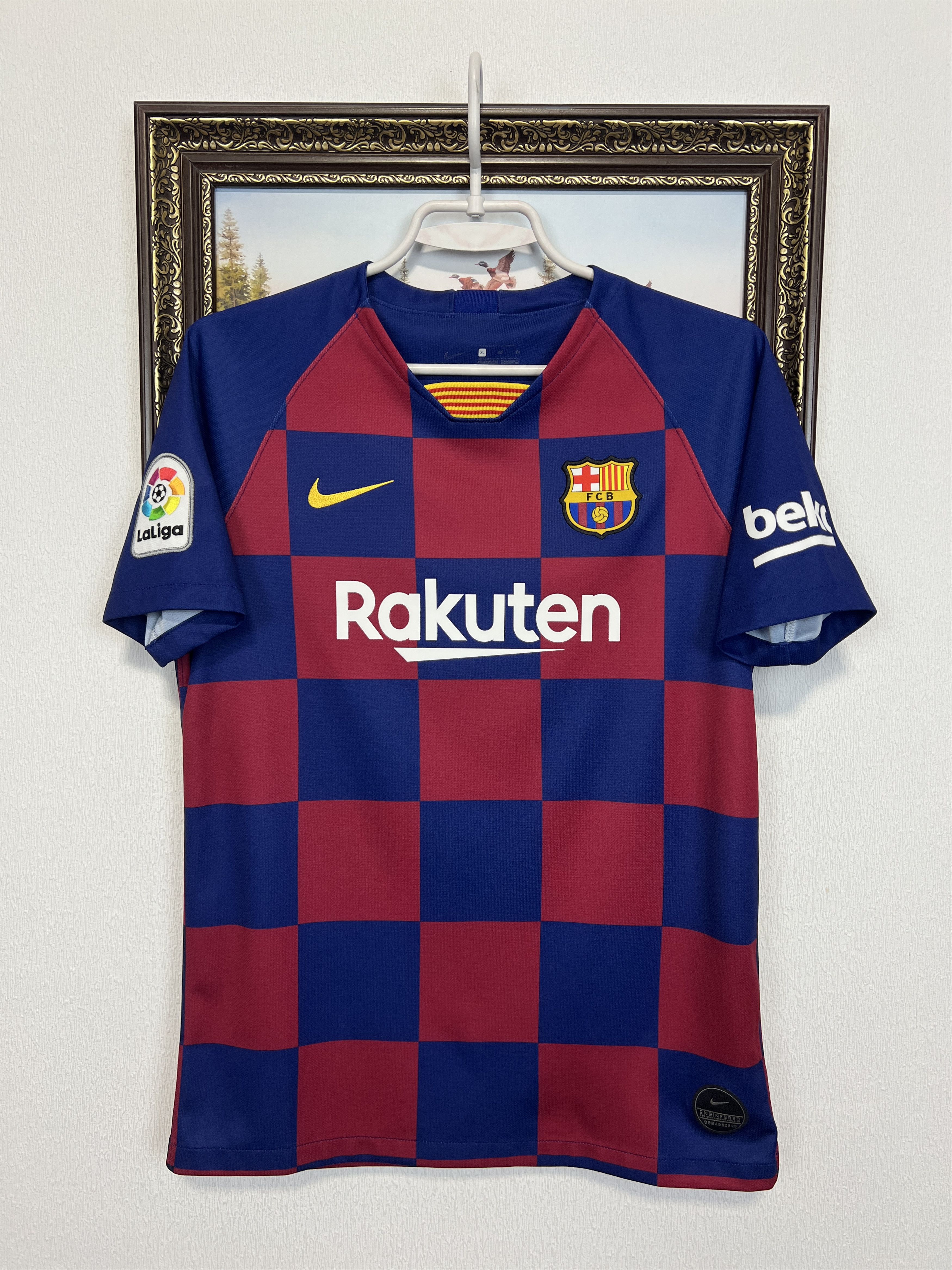 Nike Barcelona football shirt Soccer Jersey Camiseta Size Boys XL Size US XXS / EU 40 - 1 Thumbnail