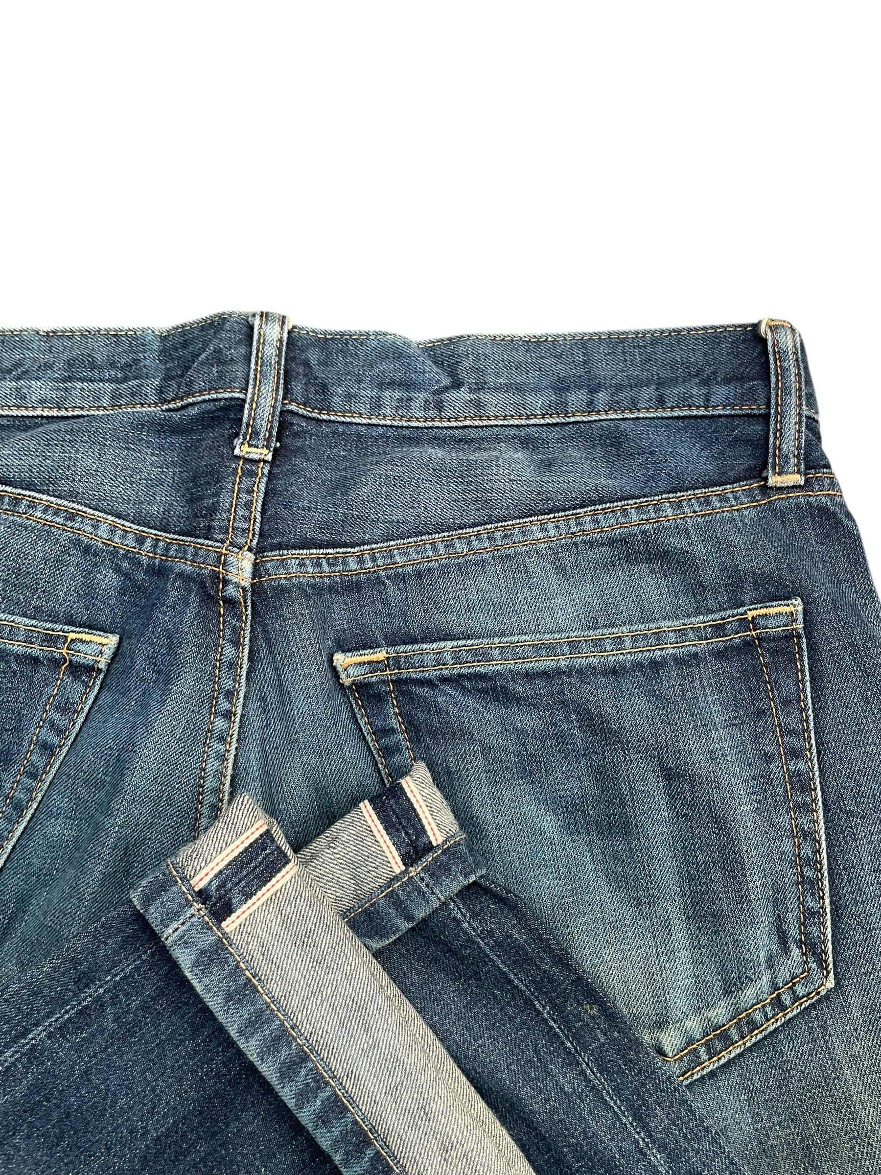 Japanese Brand Uniqlo Redline Selvedge Denim Size US 35 - 5 Thumbnail