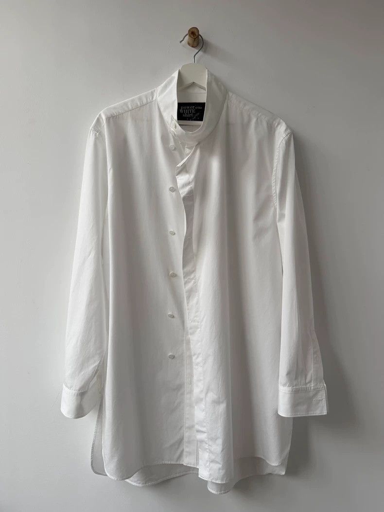 Yohji Yamamoto Yohji Yamamoto Yohji Yamamoto Deconstructed White Shirt 20 Size US M / EU 48-50 / 2 - 4 Thumbnail