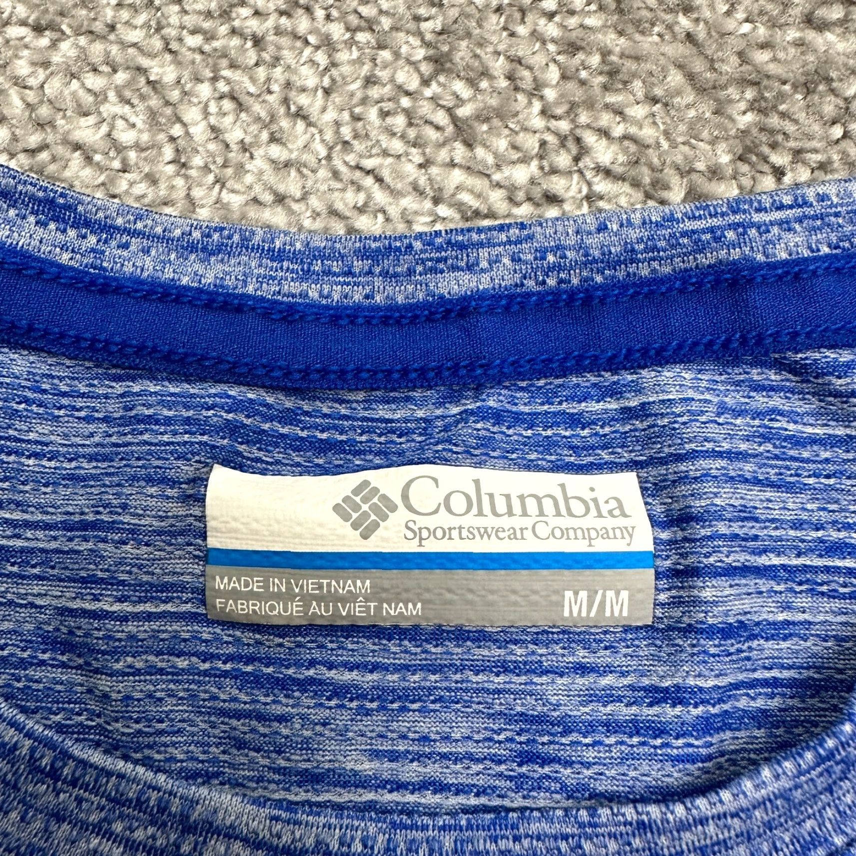 Vintage Columbia Omni Wick T-Shirt Womens Medium Blue Long Sleeve Crew Neck Outdoor Fish Size M / US 6-8 / IT 42-44 - 5 Thumbnail