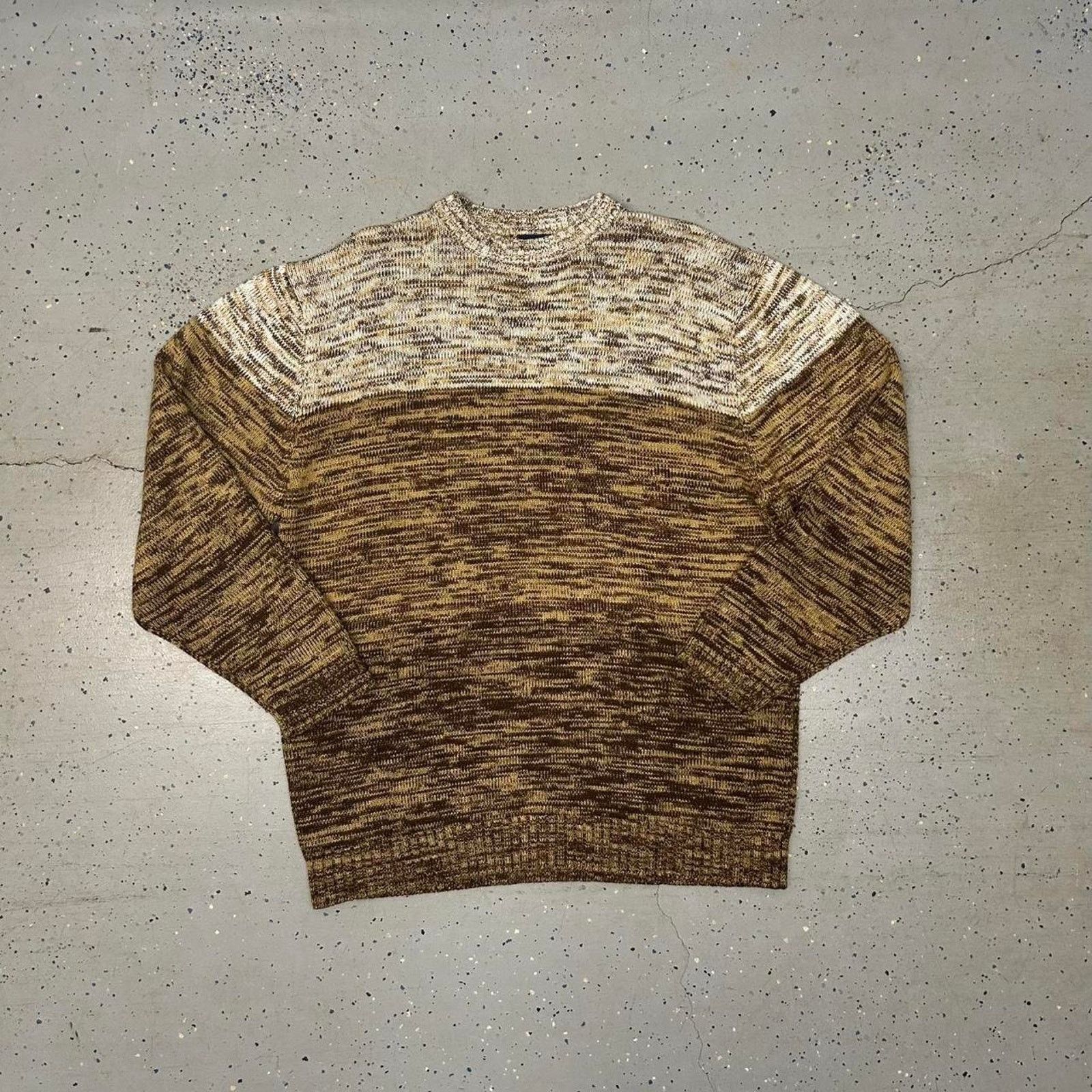 Other Y2K Players Brown and cream vintage sweater Size XXL / US 16-18 / IT 52-54 - 1 Thumbnail