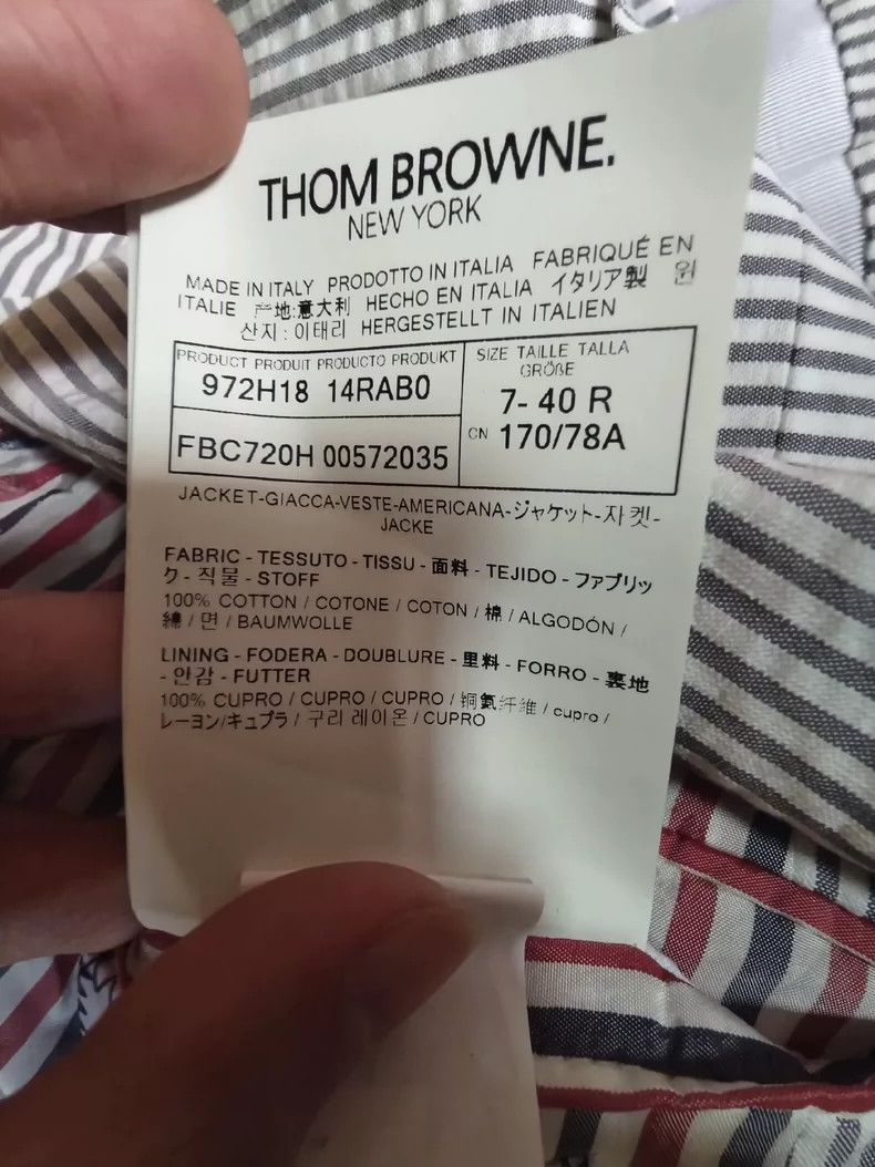 Thom Browne Thom Browne Four-bar bubble yarn suit 2503-Nextarrow Size S / US 4 / IT 40 - 4 Thumbnail