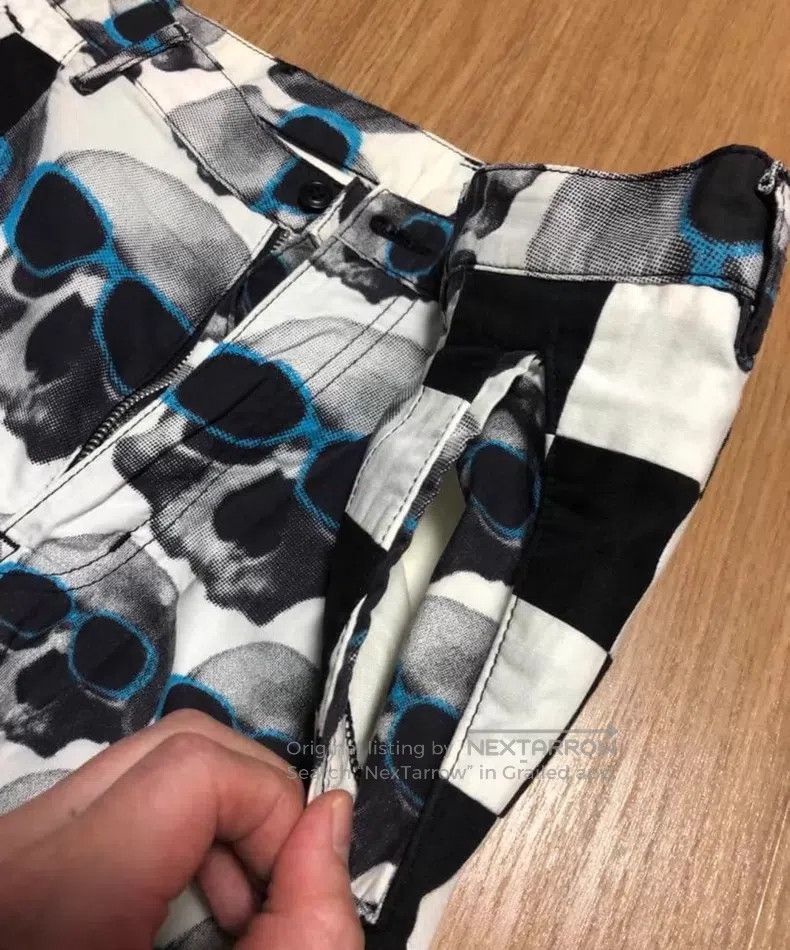 Comme des Garcons Comme Des Garcons size XS Checkered Skull Dress Pants Size 23" - 4 Thumbnail