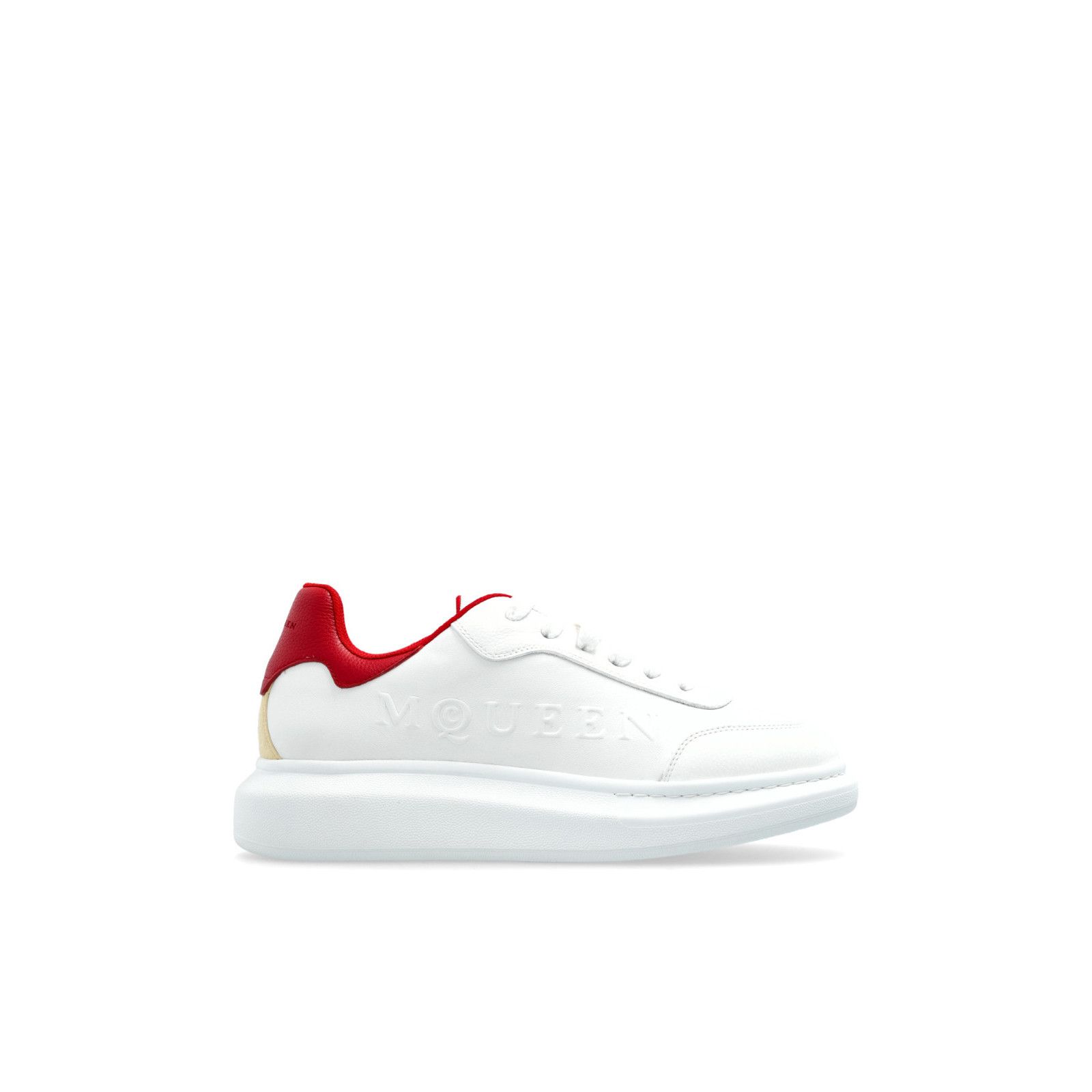 Alexander McQueen ALEXANDER MCQUEEN Oversized Retro White/Red Sneakers New & A Size US 12 / EU 45 - 1 Thumbnail