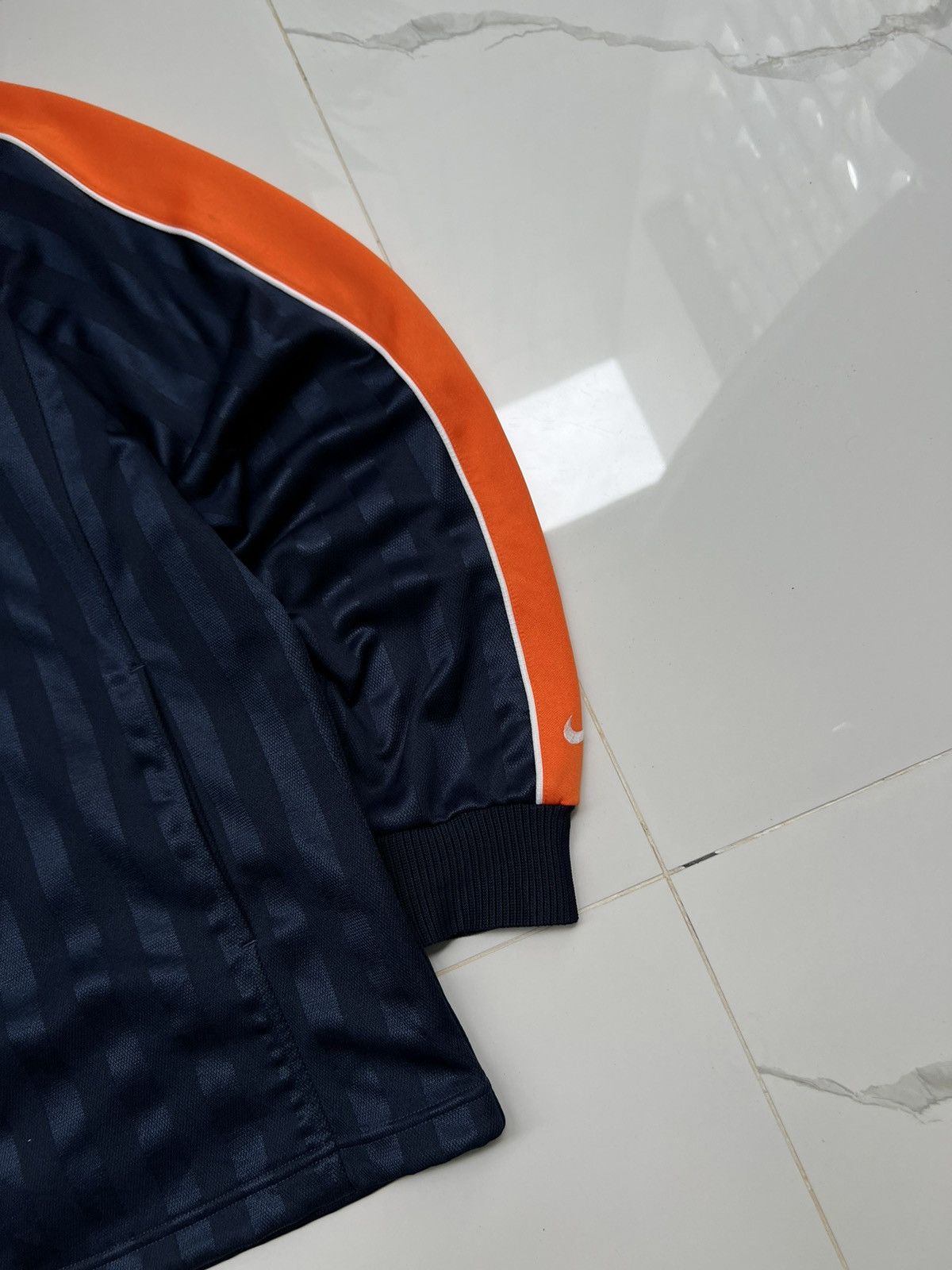 Nike × Vintage 90’s NIKE TEAM DRI FIT DOUBLE SWOOSH Y2K TRACK JACKET Size US L / EU 52-54 / 3 - 3 Thumbnail