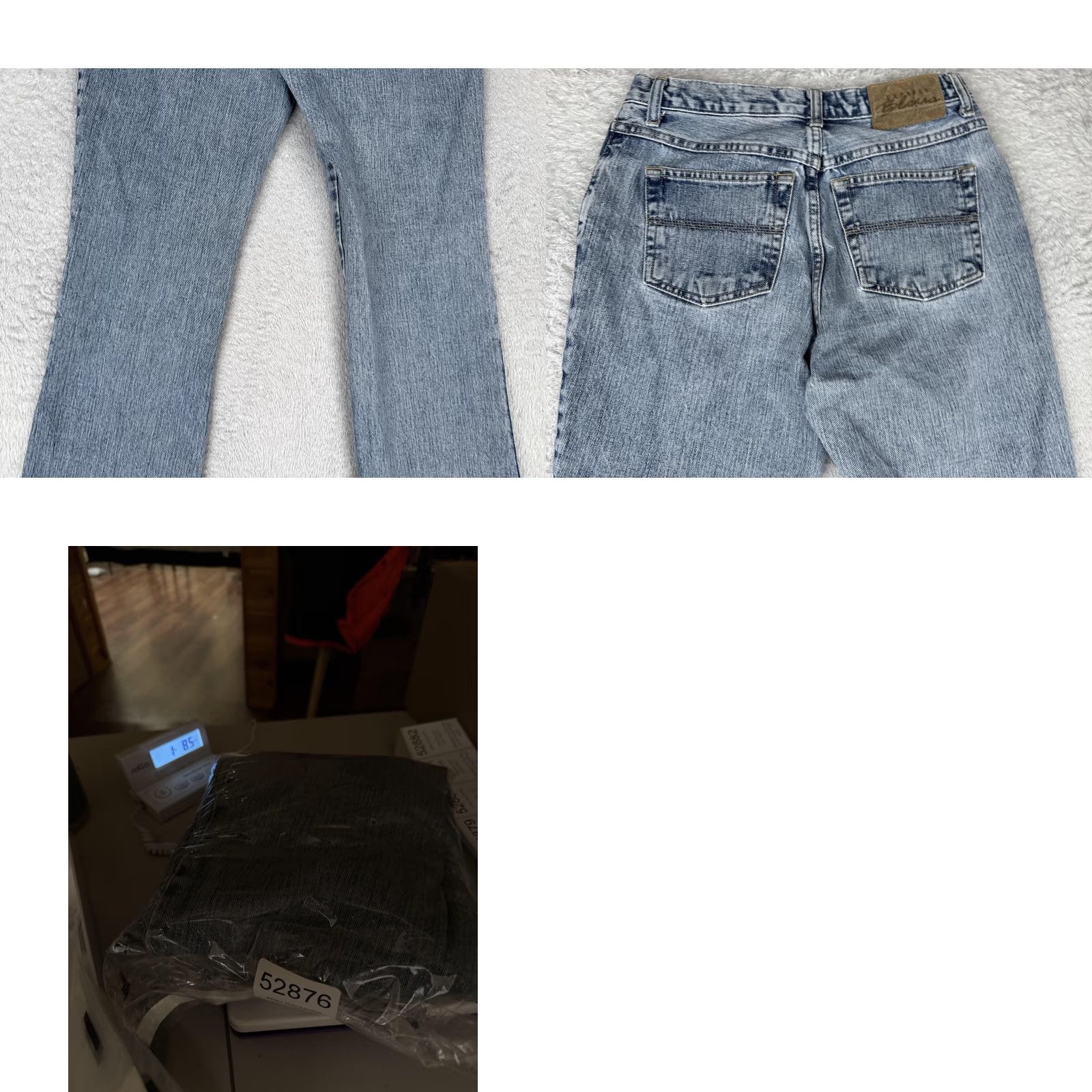 Express Express Jeans Womens Juniors 7/8 Blue Light Wash High Rise Flared Rigid Denim Jeans Size 28" / US 6 / IT 42 - 10 Thumbnail