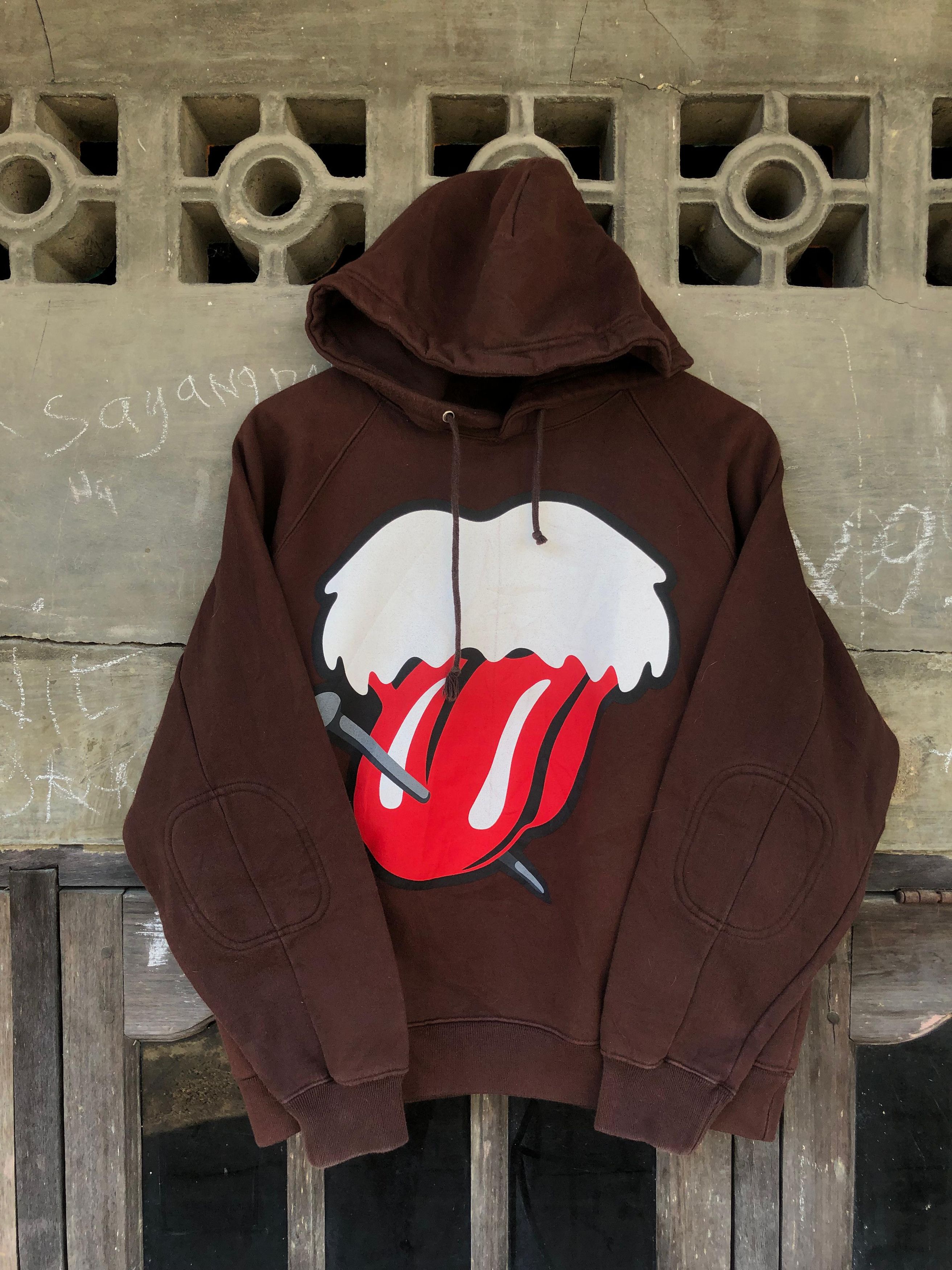 Japanese Brand Vintage Hoodie Rooling Stone Size US M / EU 48-50 / 2 - 1 Thumbnail